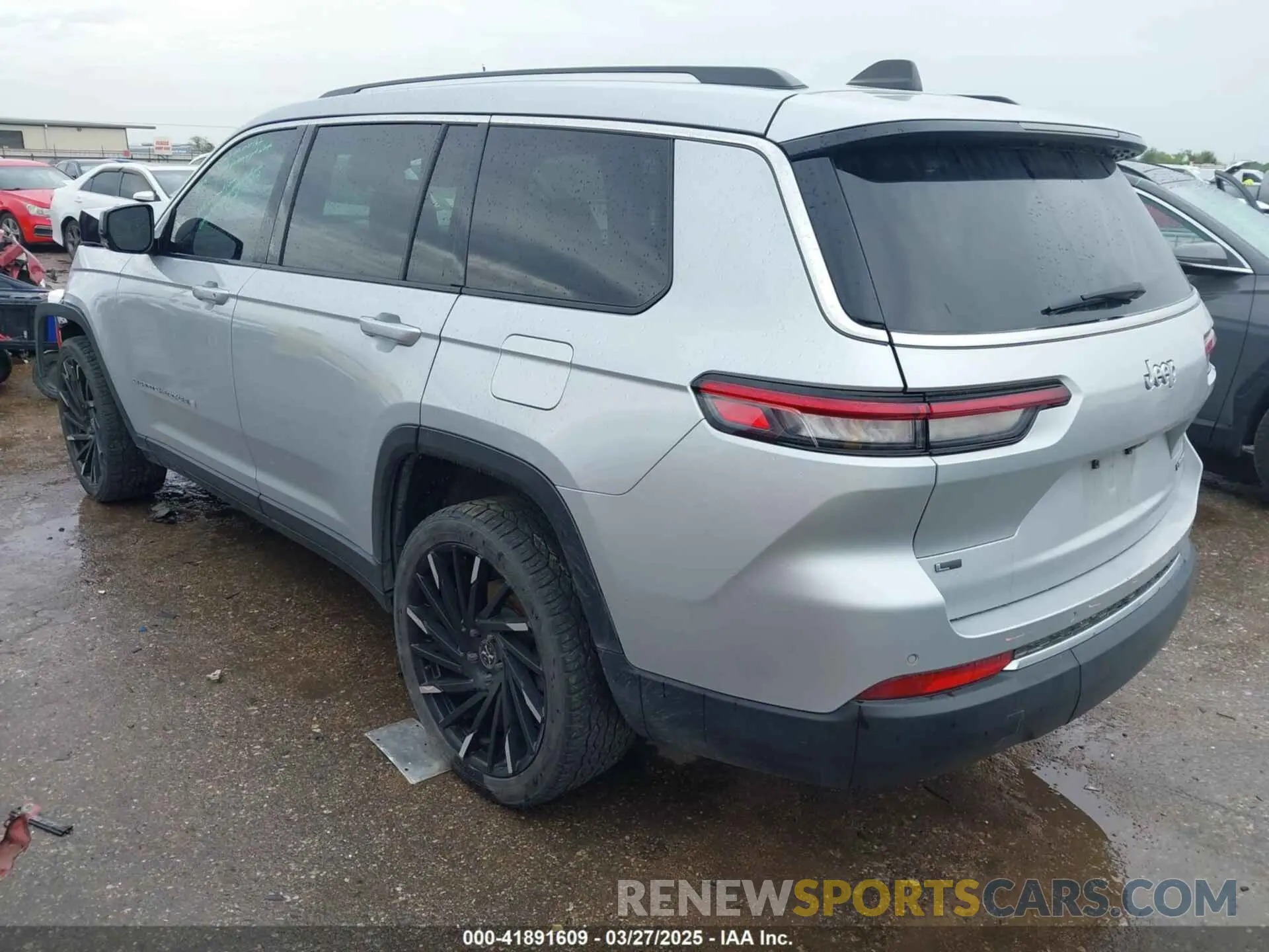 3 fotografías del automóvil dañado 1C4RJJBG7N8608935 JEEP GRAND CHEROKEE L 2022