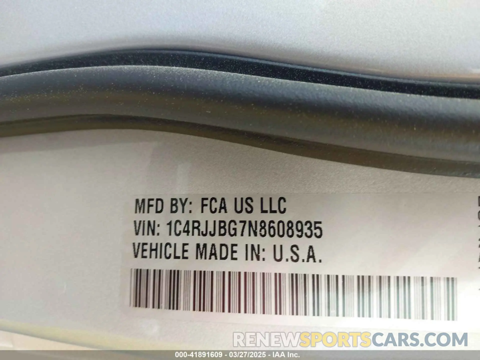 9 fotografías del automóvil dañado 1C4RJJBG7N8608935 JEEP GRAND CHEROKEE L 2022