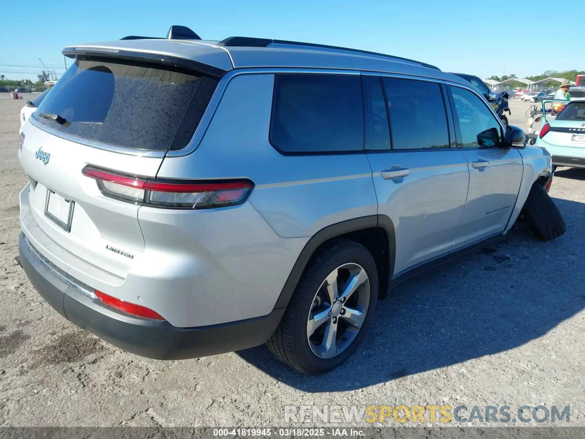 4 fotografías del automóvil dañado 1C4RJJBGXN8528951 JEEP GRAND CHEROKEE L 2022