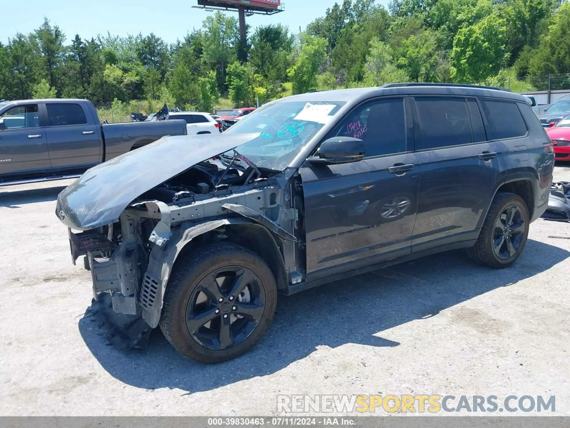 2 fotografías del automóvil dañado 1C4RJKAG9N8517415 JEEP GRAND CHEROKEE L 2022