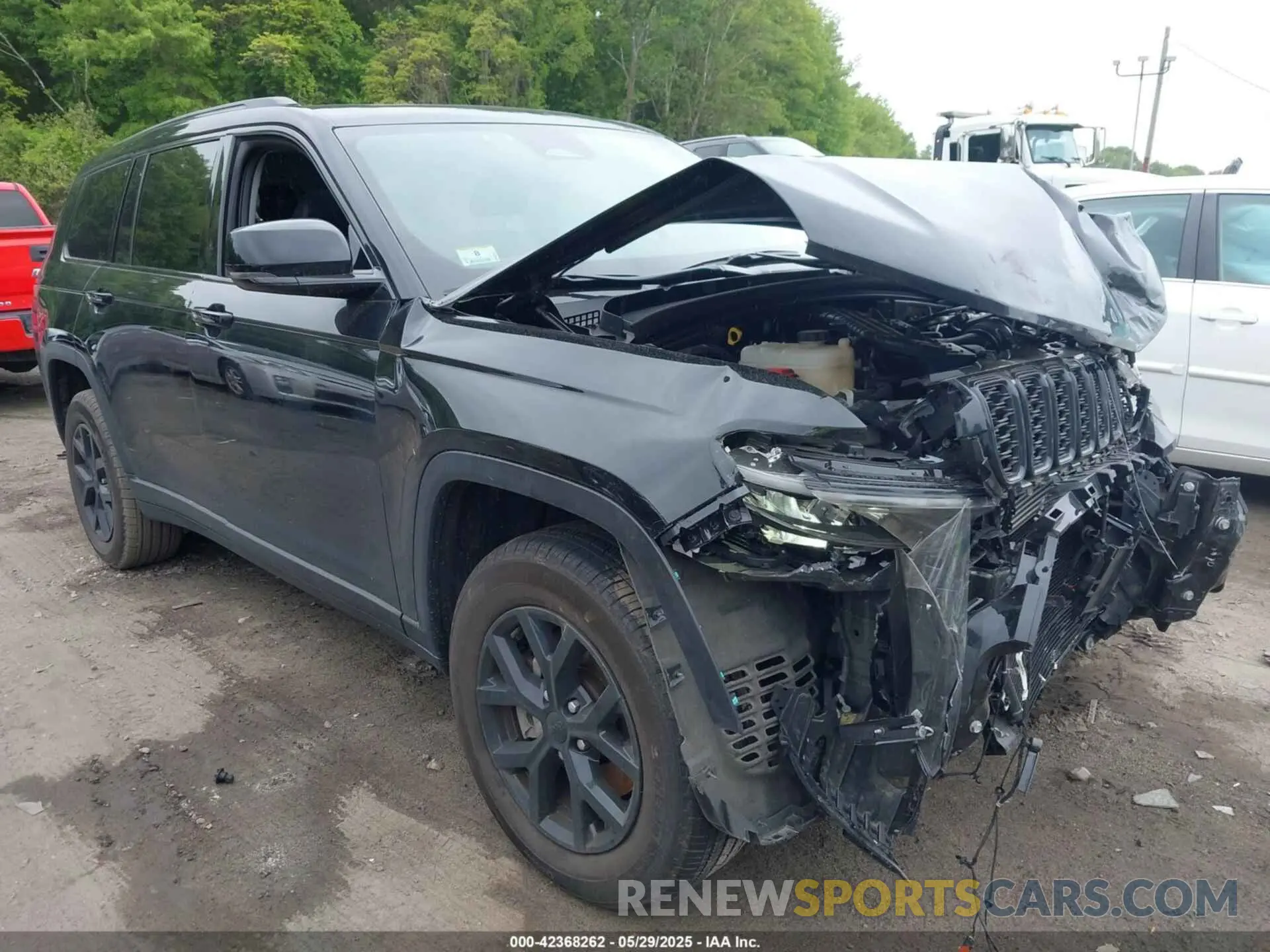 1 fotografías del automóvil dañado 1C4RJKBG1N8562136 JEEP GRAND CHEROKEE L 2022