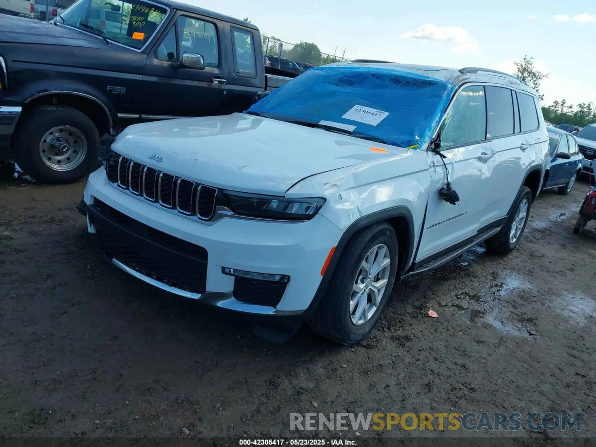 2 fotografías del automóvil dañado 1C4RJKBG1N8565926 JEEP GRAND CHEROKEE L 2022