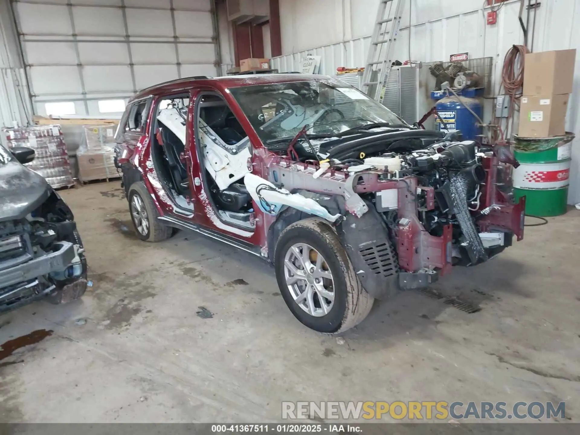 1 fotografías del automóvil dañado 1C4RJKBG4N8588696 JEEP GRAND CHEROKEE L 2022