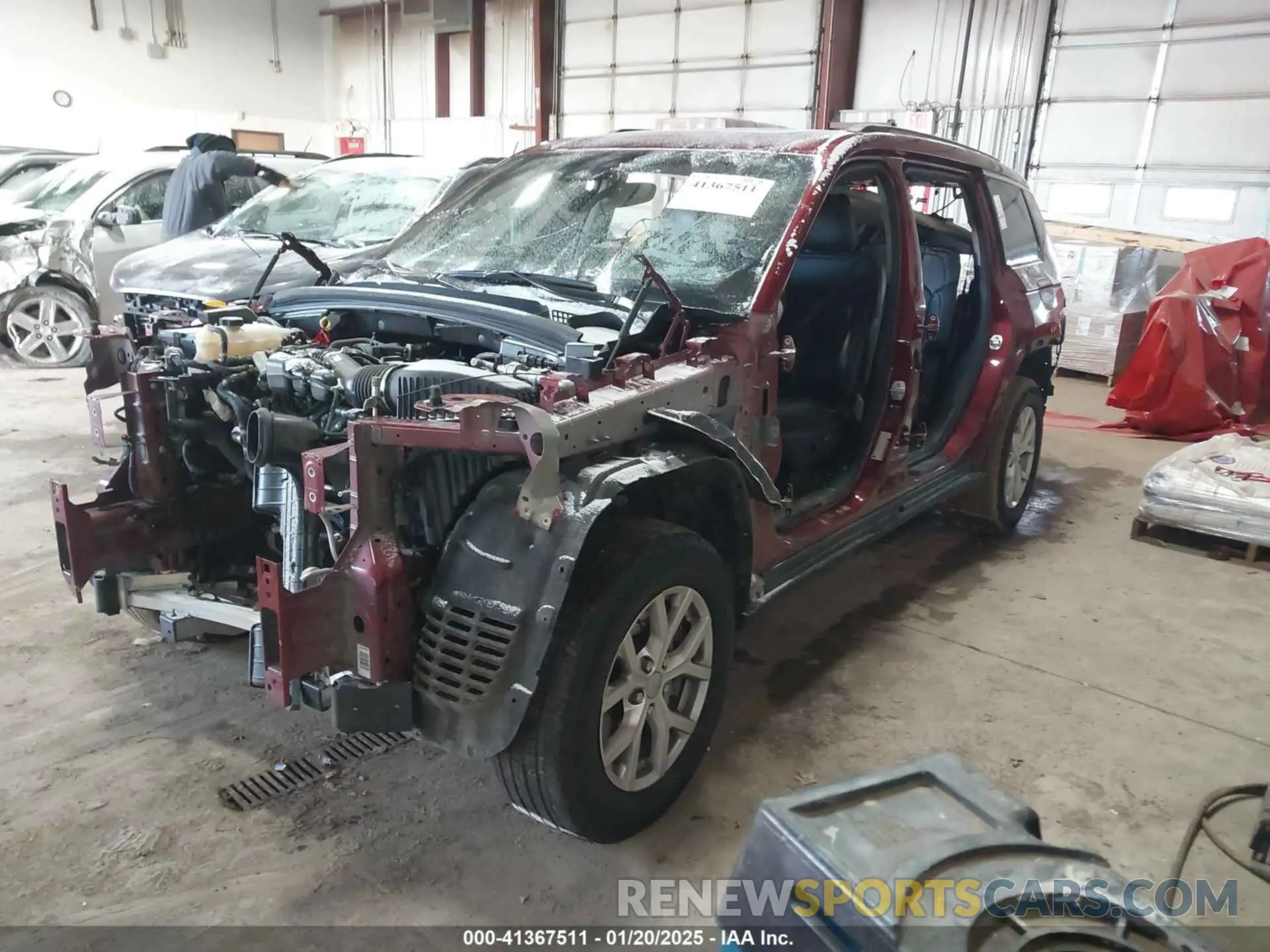 2 fotografías del automóvil dañado 1C4RJKBG4N8588696 JEEP GRAND CHEROKEE L 2022