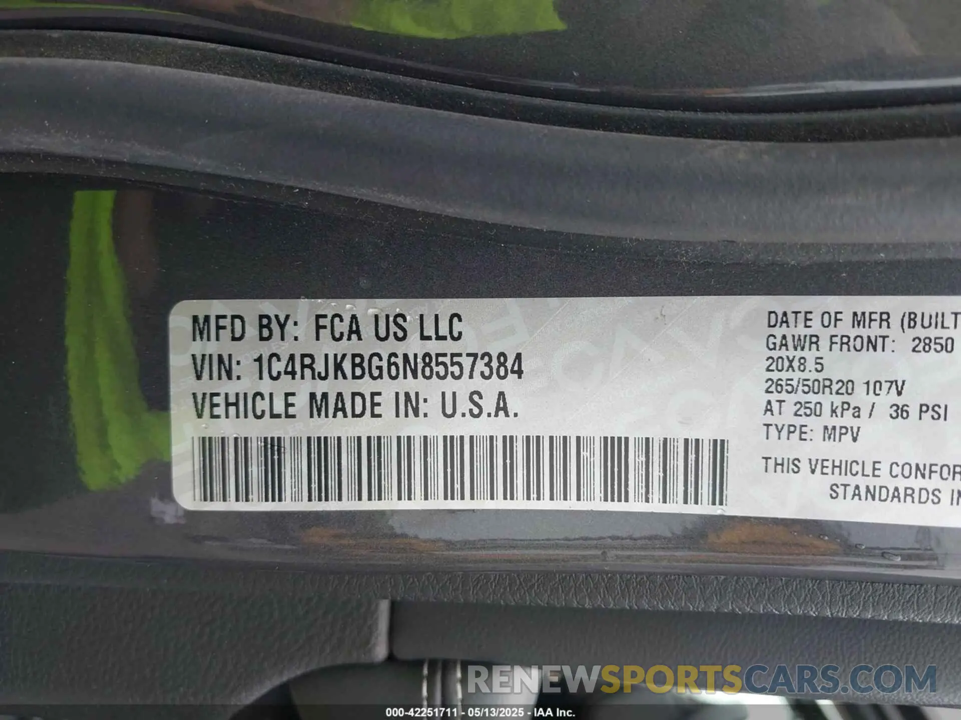 9 fotografías del automóvil dañado 1C4RJKBG6N8557384 JEEP GRAND CHEROKEE L 2022