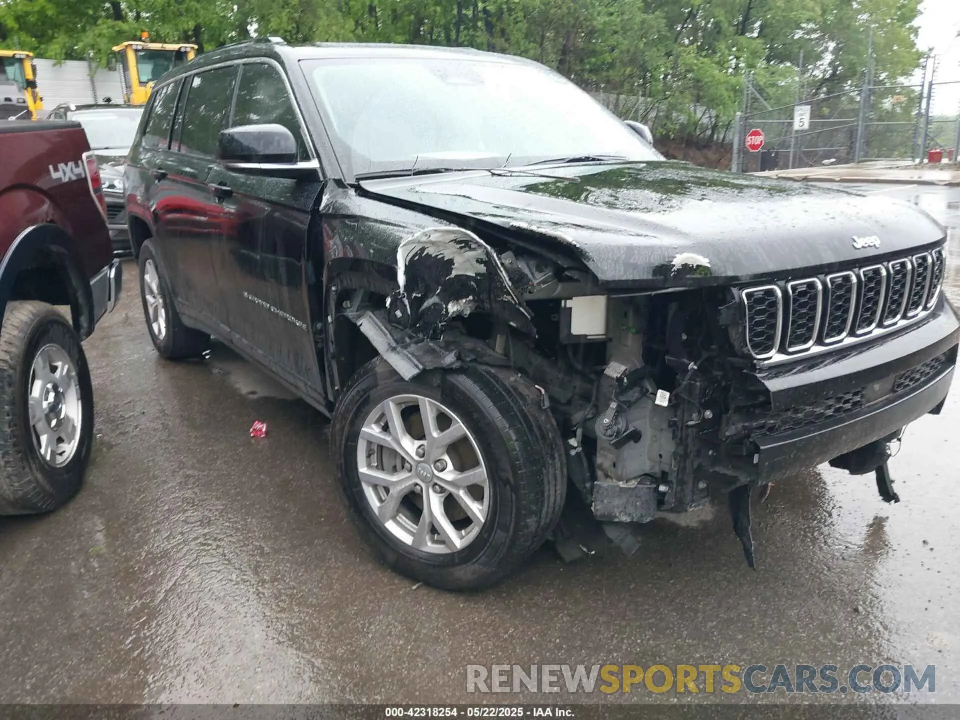 6 fotografías del automóvil dañado 1C4RJKBG7N8598350 JEEP GRAND CHEROKEE L 2022