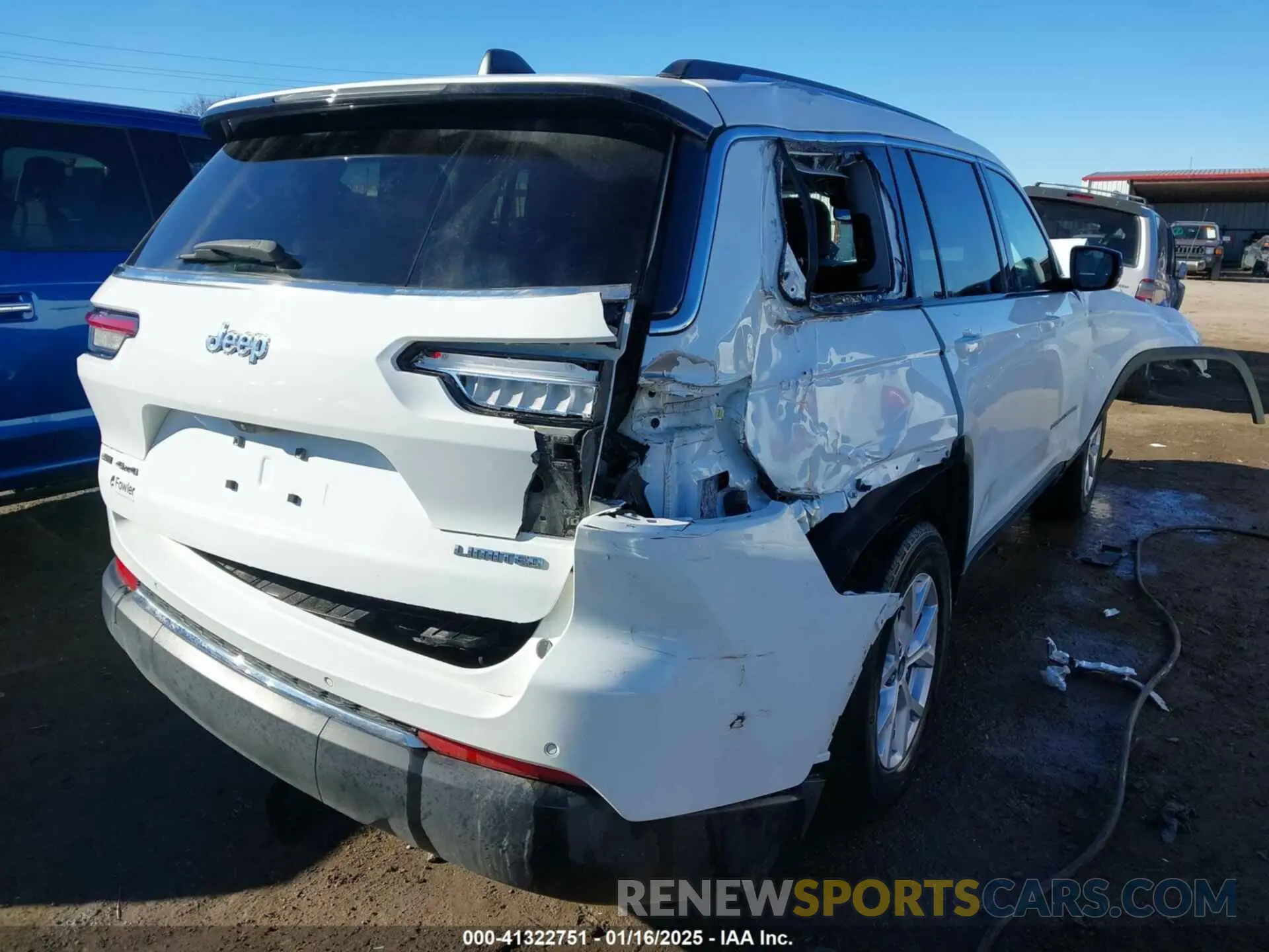 18 fotografías del automóvil dañado 1C4RJKBG7N8622646 JEEP GRAND CHEROKEE L 2022