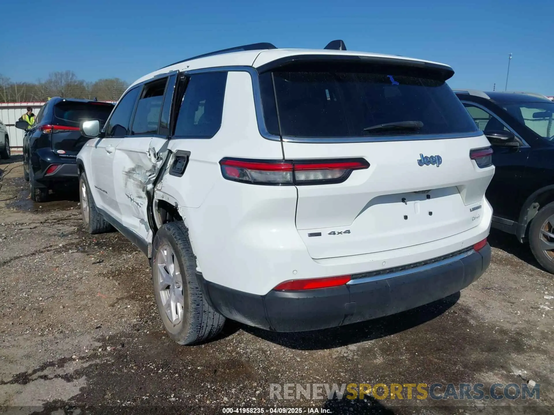 3 fotografías del automóvil dañado 1C4RJKBG8N8616323 JEEP GRAND CHEROKEE L 2022