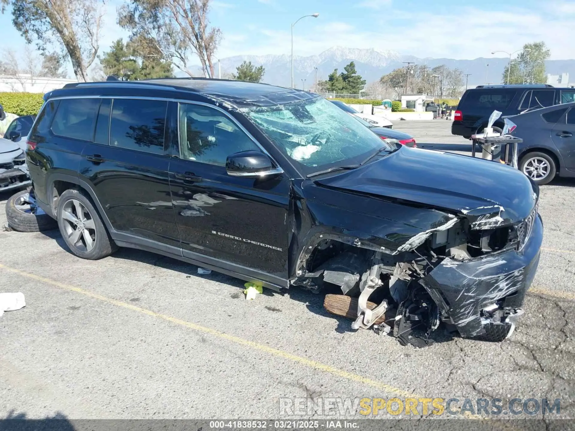 1 fotografías del automóvil dañado 1C4RJKBG9N8535377 JEEP GRAND CHEROKEE L 2022