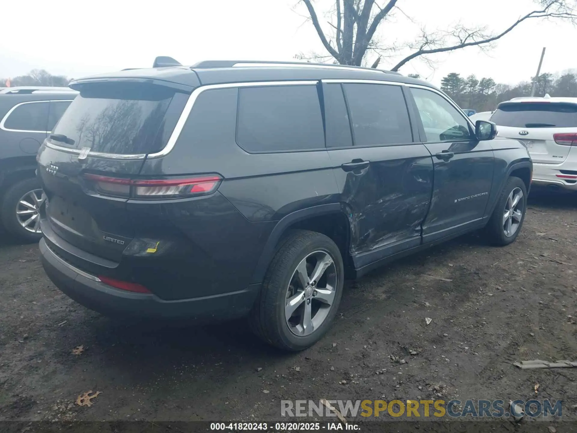 4 fotografías del automóvil dañado 1C4RJKBGXN8541771 JEEP GRAND CHEROKEE L 2022