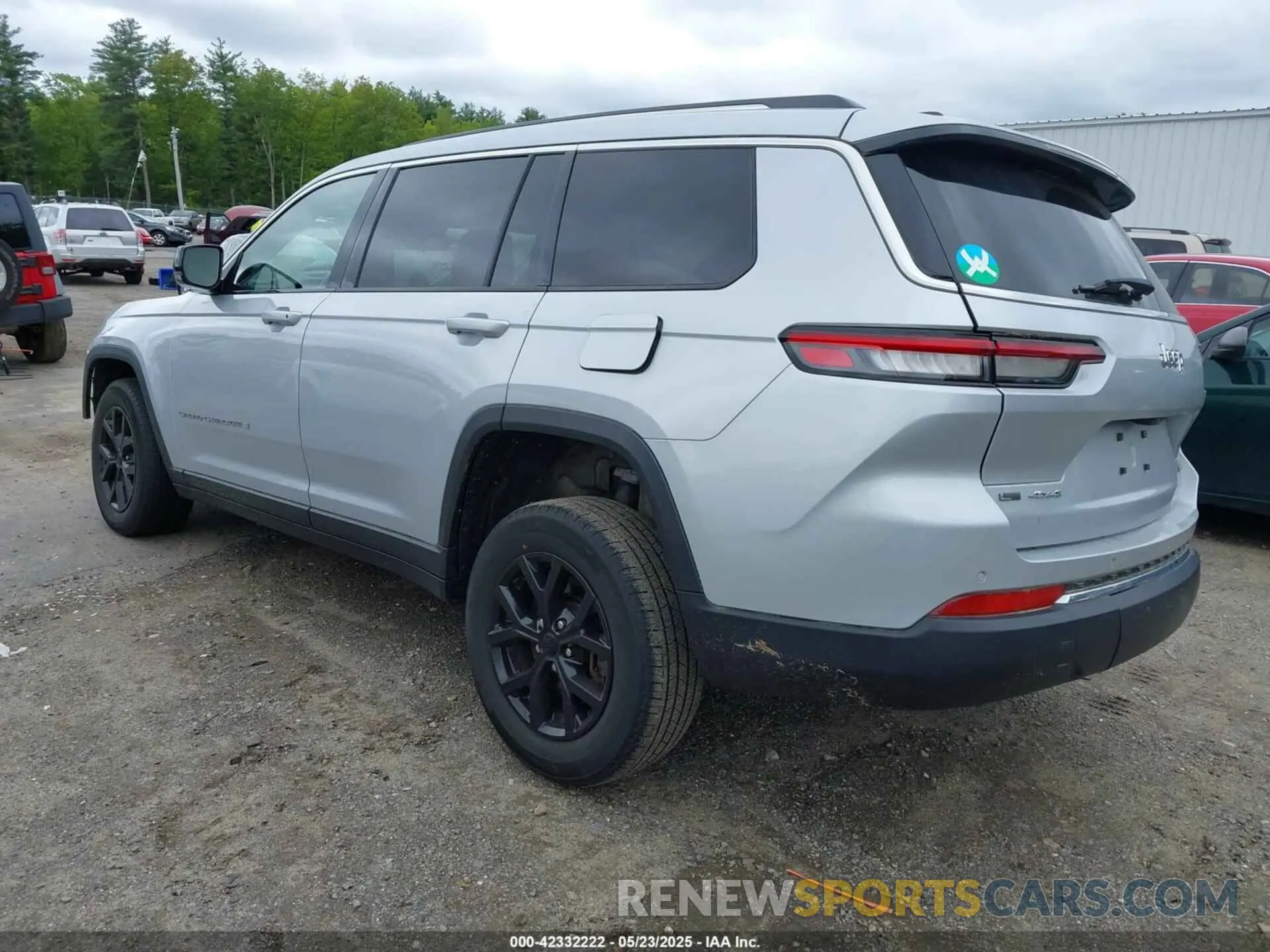 3 fotografías del automóvil dañado 1C4RJKBGXN8624293 JEEP GRAND CHEROKEE L 2022