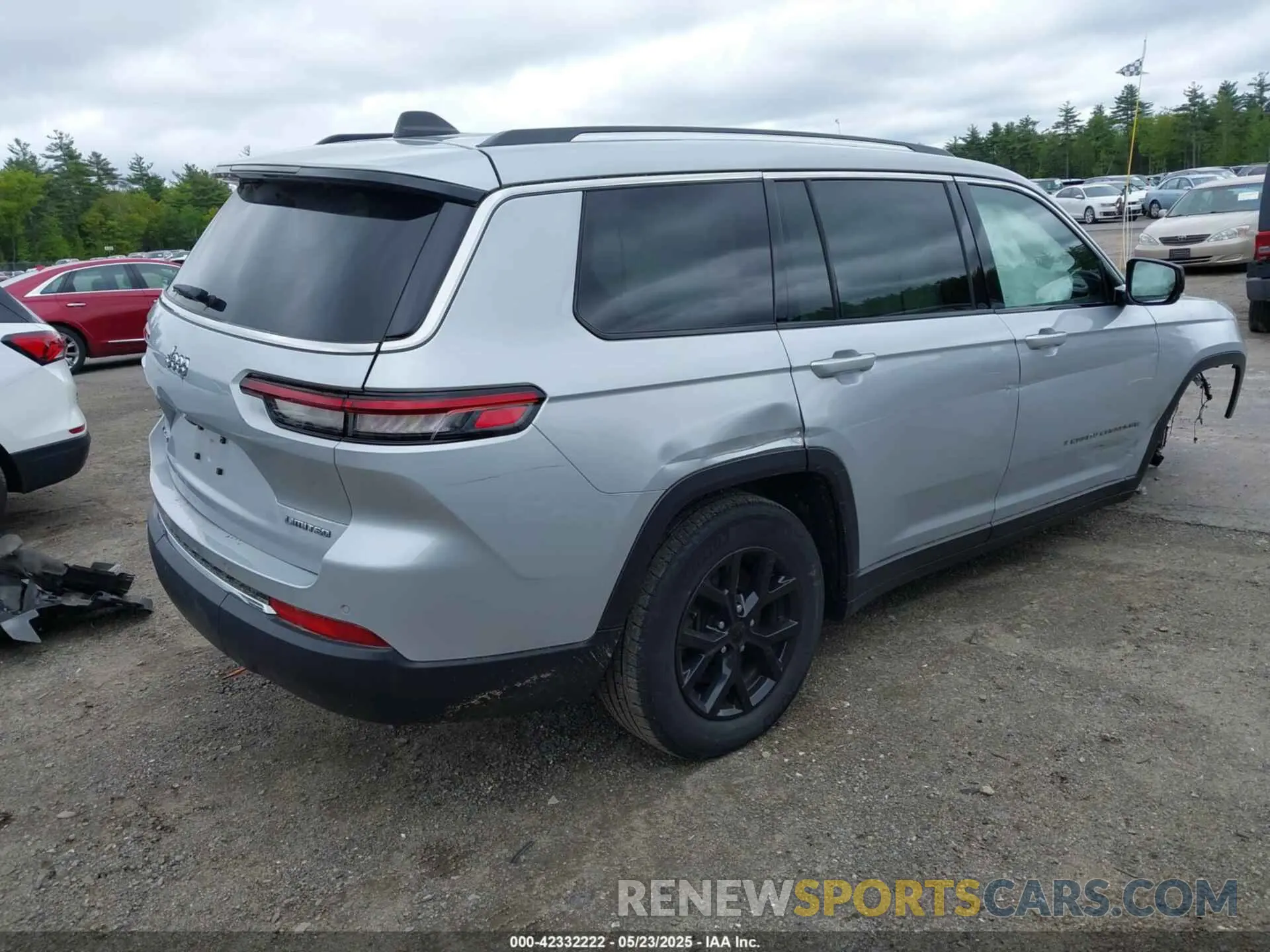 4 fotografías del automóvil dañado 1C4RJKBGXN8624293 JEEP GRAND CHEROKEE L 2022