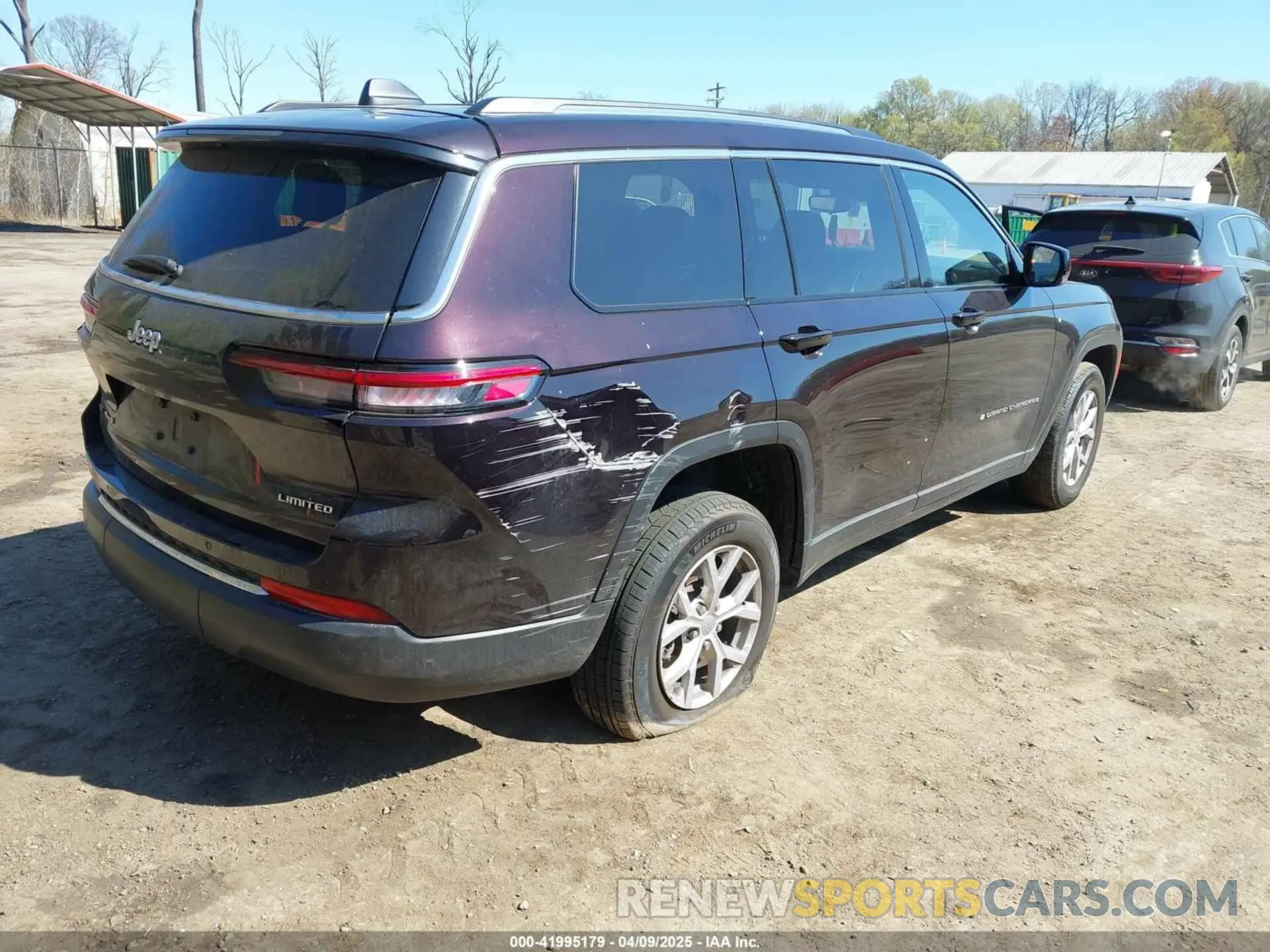4 fotografías del automóvil dañado 1C4RJKBGXN8624536 JEEP GRAND CHEROKEE L 2022