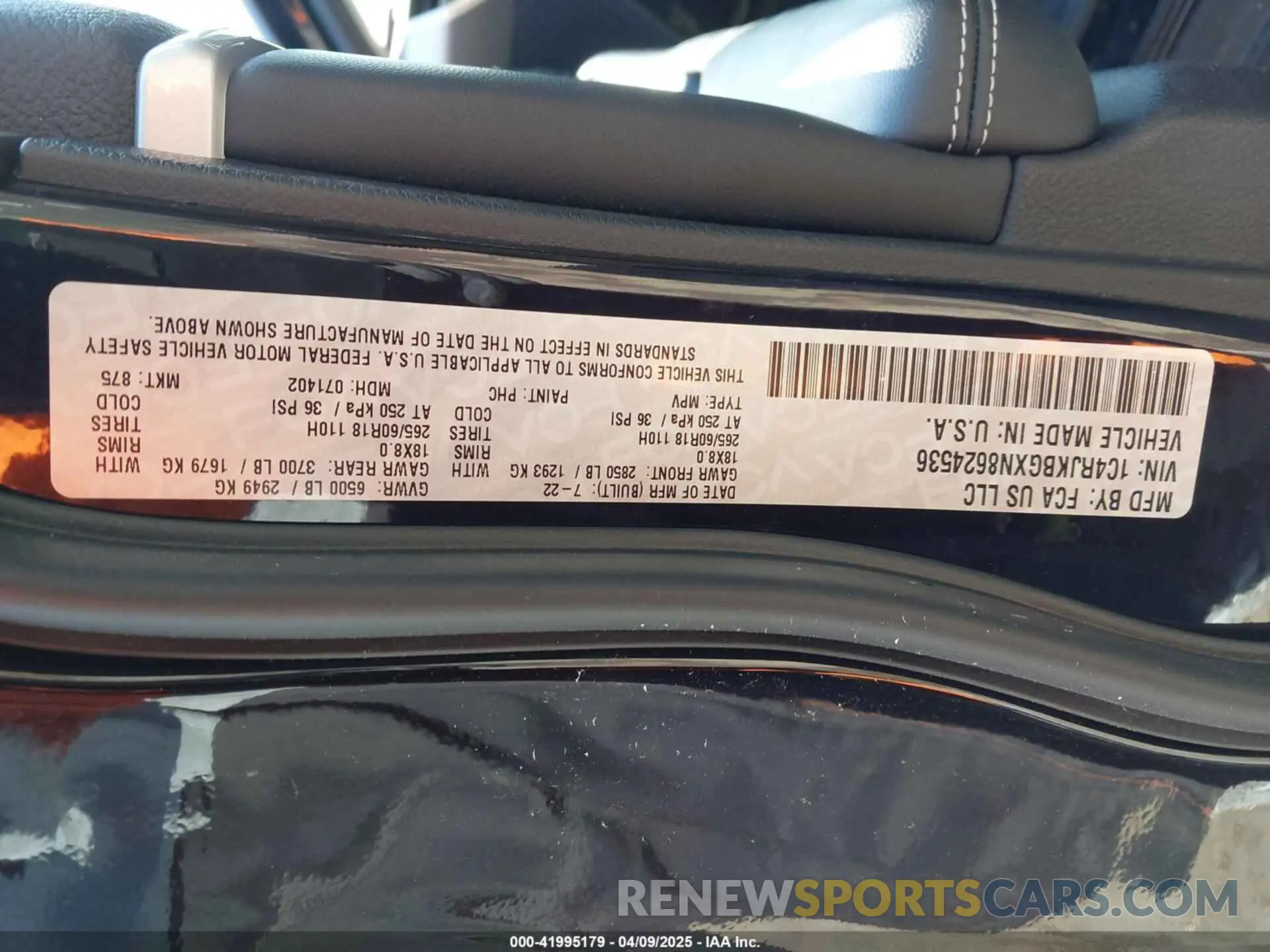 9 fotografías del automóvil dañado 1C4RJKBGXN8624536 JEEP GRAND CHEROKEE L 2022
