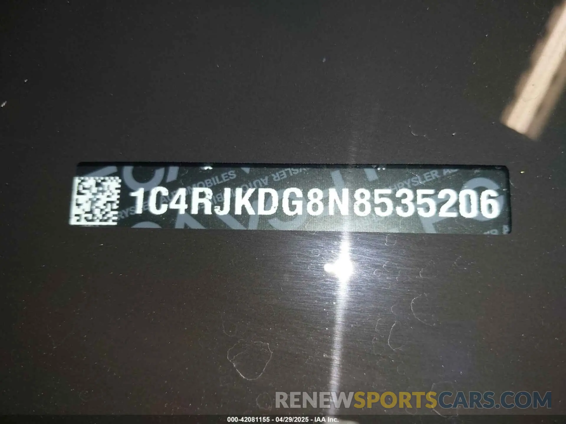 13 fotografías del automóvil dañado 1C4RJKDG8N8535206 JEEP GRAND CHEROKEE L 2022