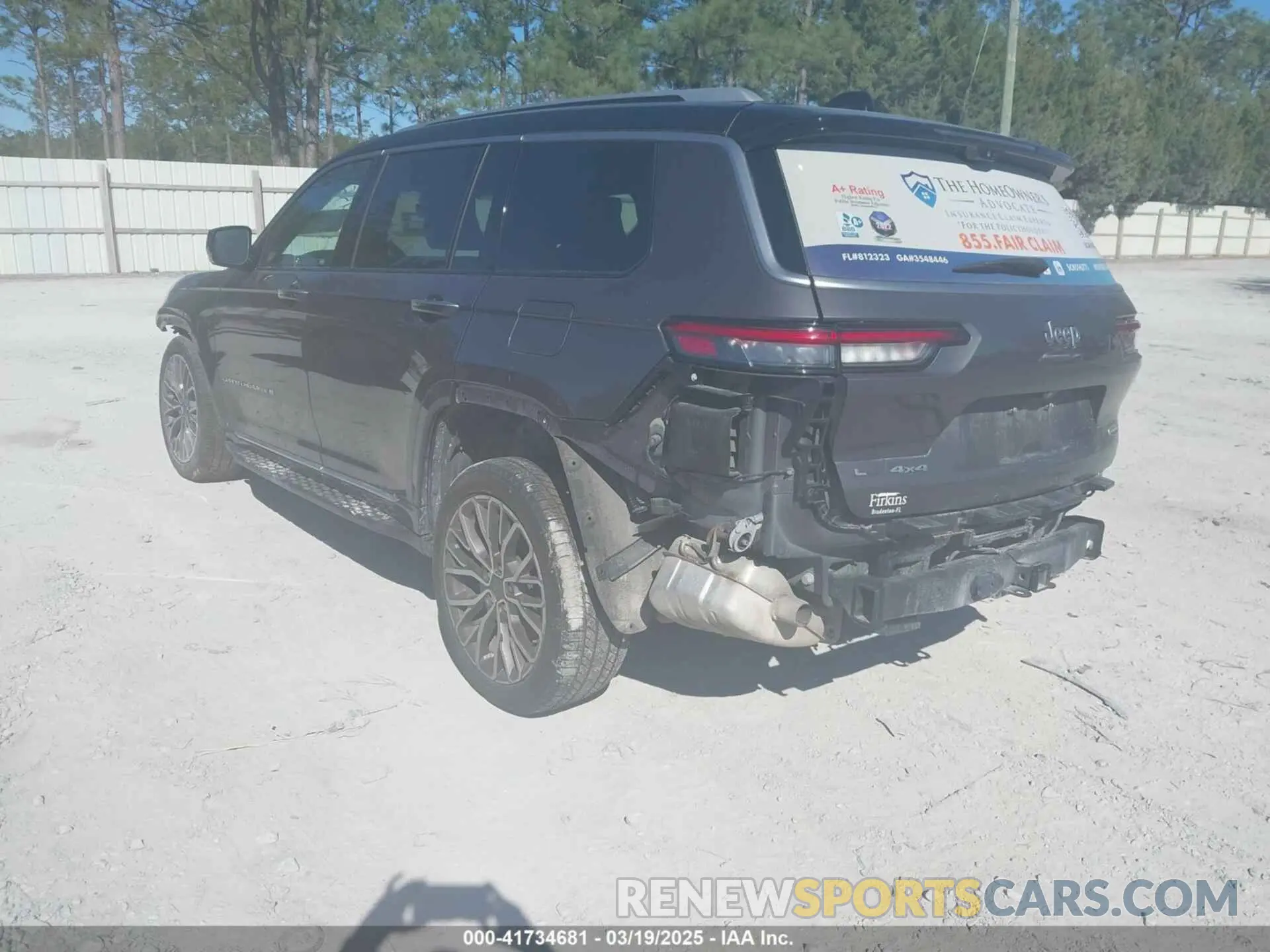 3 fotografías del automóvil dañado 1C4RJKET7N8549559 JEEP GRAND CHEROKEE L 2022