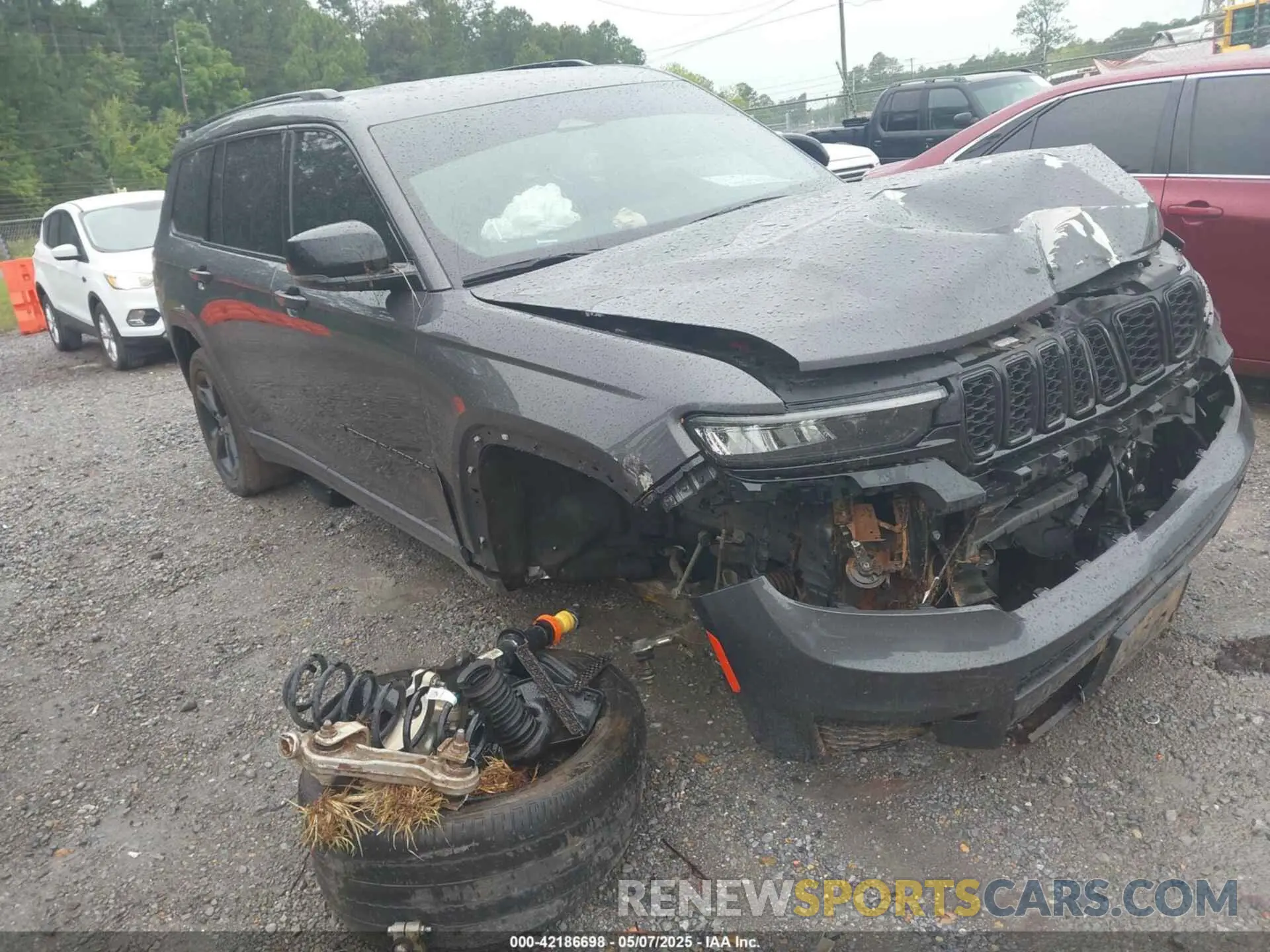 1 fotografías del automóvil dañado 1C4RJJAG4P8836508 JEEP GRAND CHEROKEE L 2023