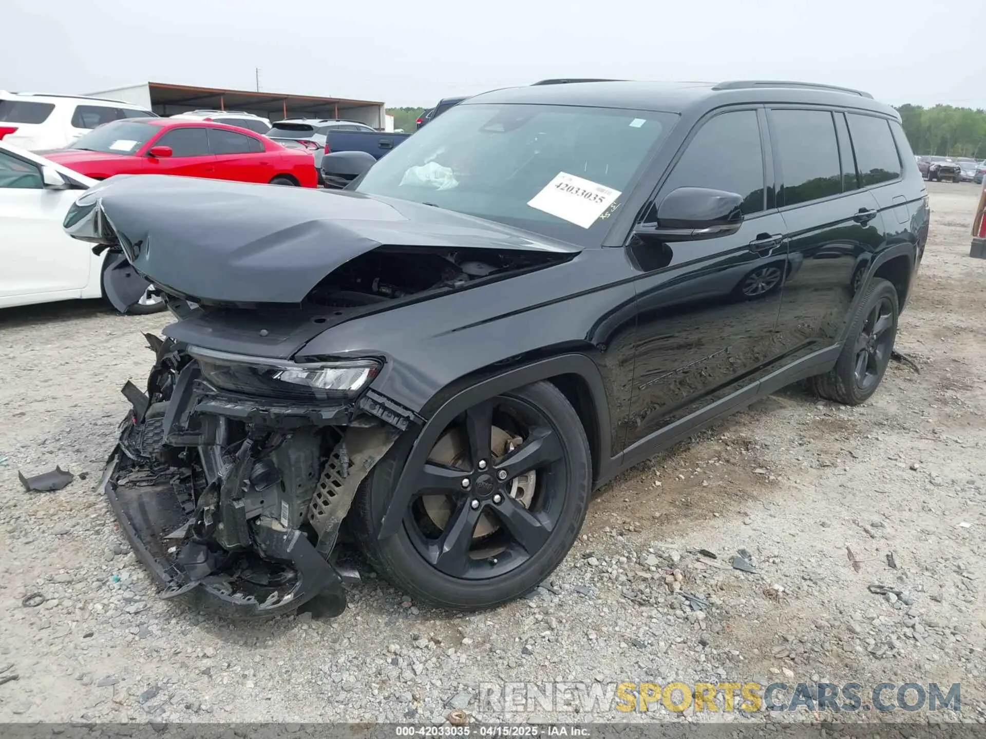 2 fotografías del automóvil dañado 1C4RJJAG7P8794349 JEEP GRAND CHEROKEE L 2023