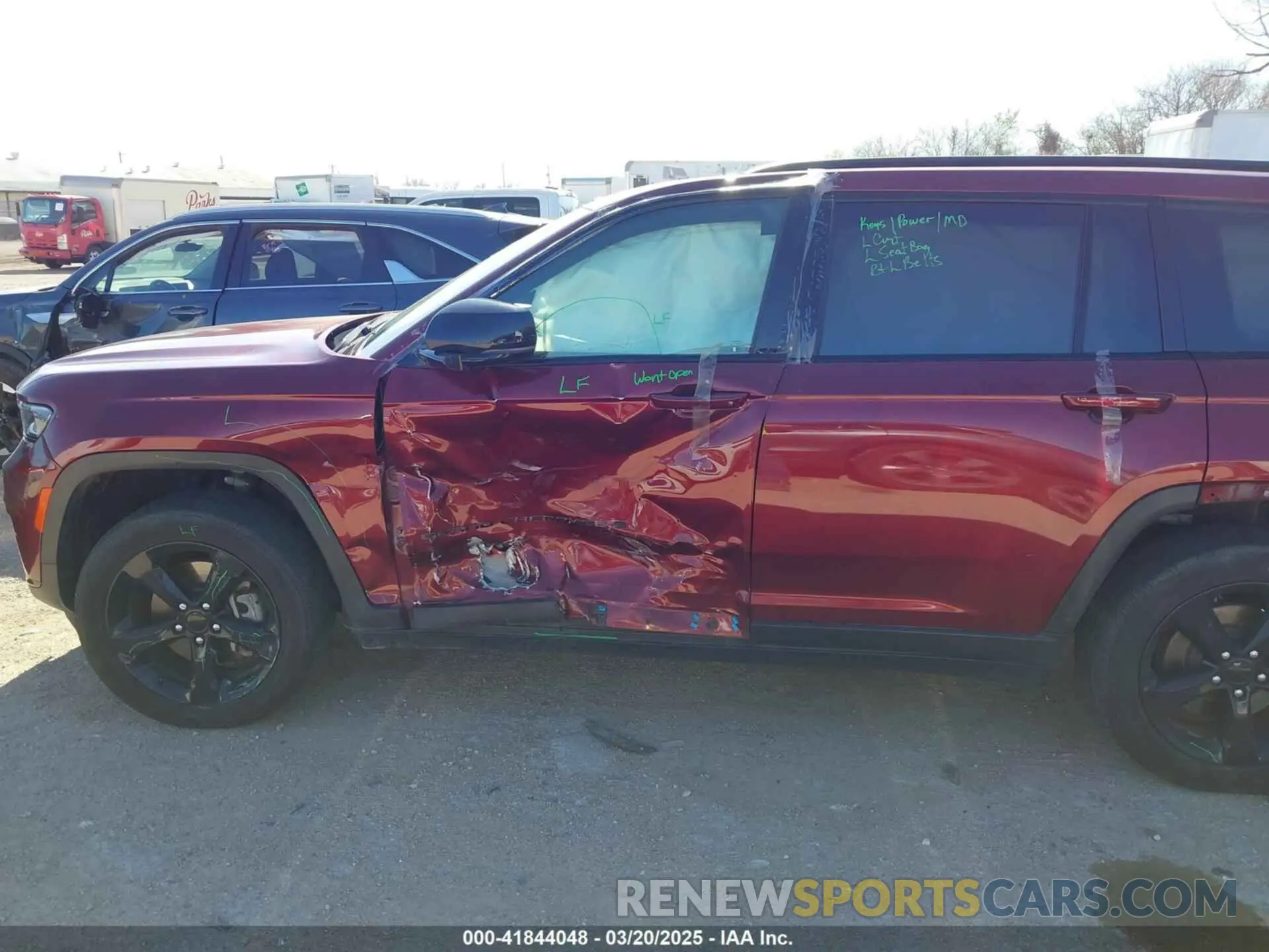 14 fotografías del automóvil dañado 1C4RJKAG2P8894283 JEEP GRAND CHEROKEE L 2023