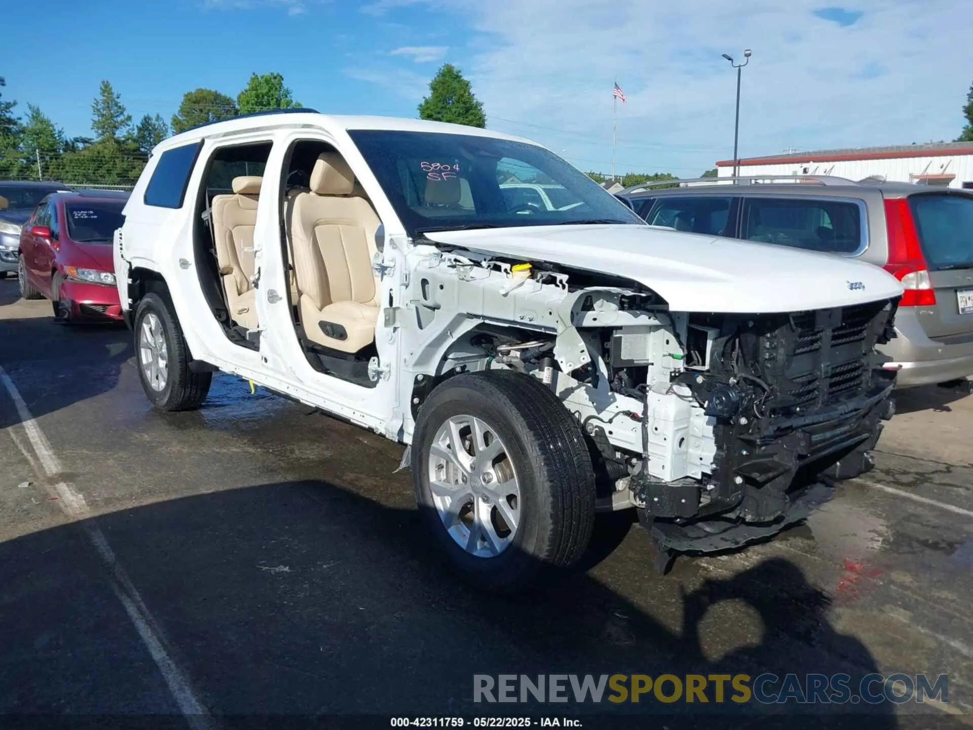 1 fotografías del automóvil dañado 1C4RJKBG0P8854444 JEEP GRAND CHEROKEE L 2023