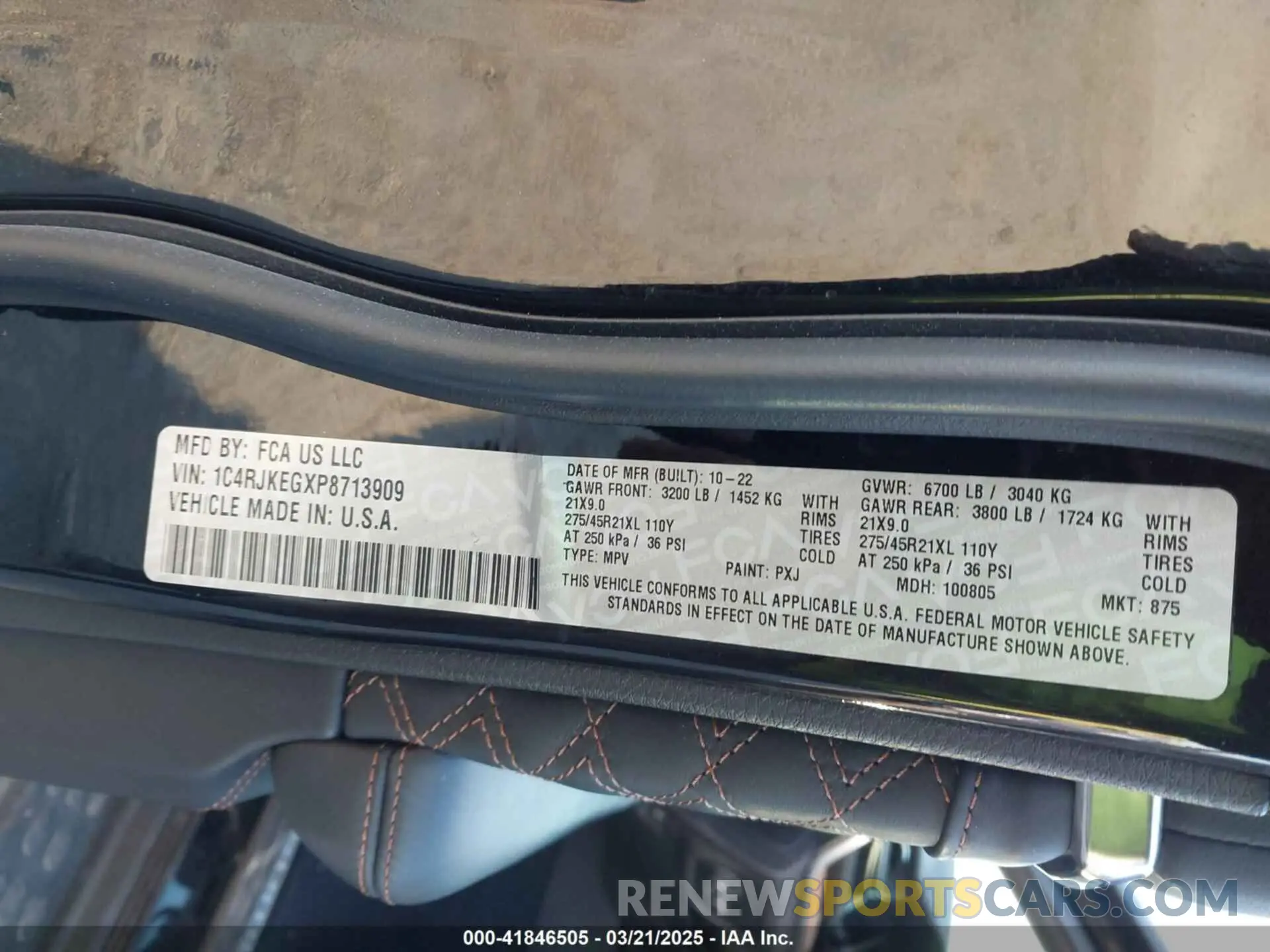 9 fotografías del automóvil dañado 1C4RJKEGXP8713909 JEEP GRAND CHEROKEE L 2023