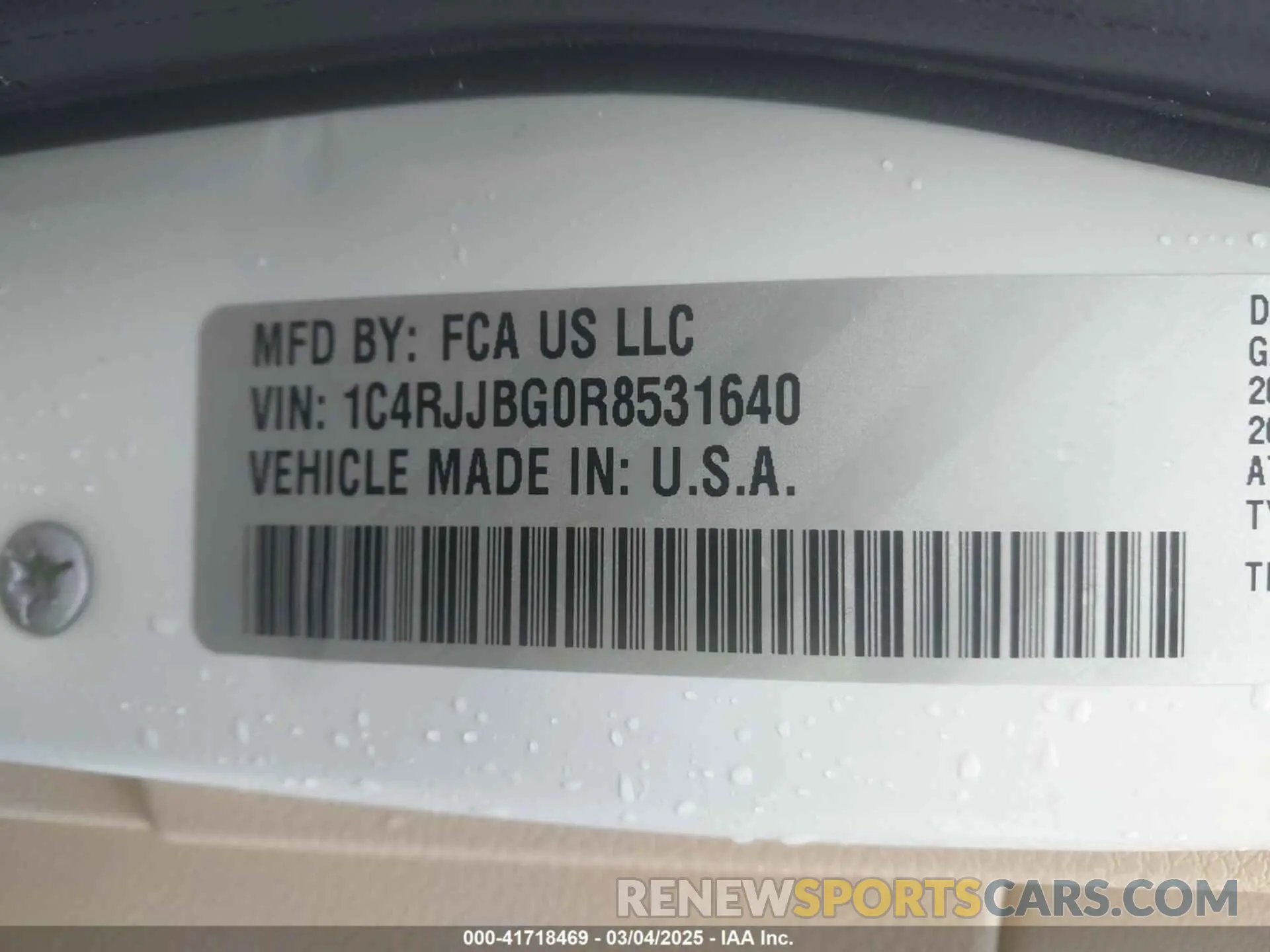 9 fotografías del automóvil dañado 1C4RJJBG0R8531640 JEEP GRAND CHEROKEE L 2024