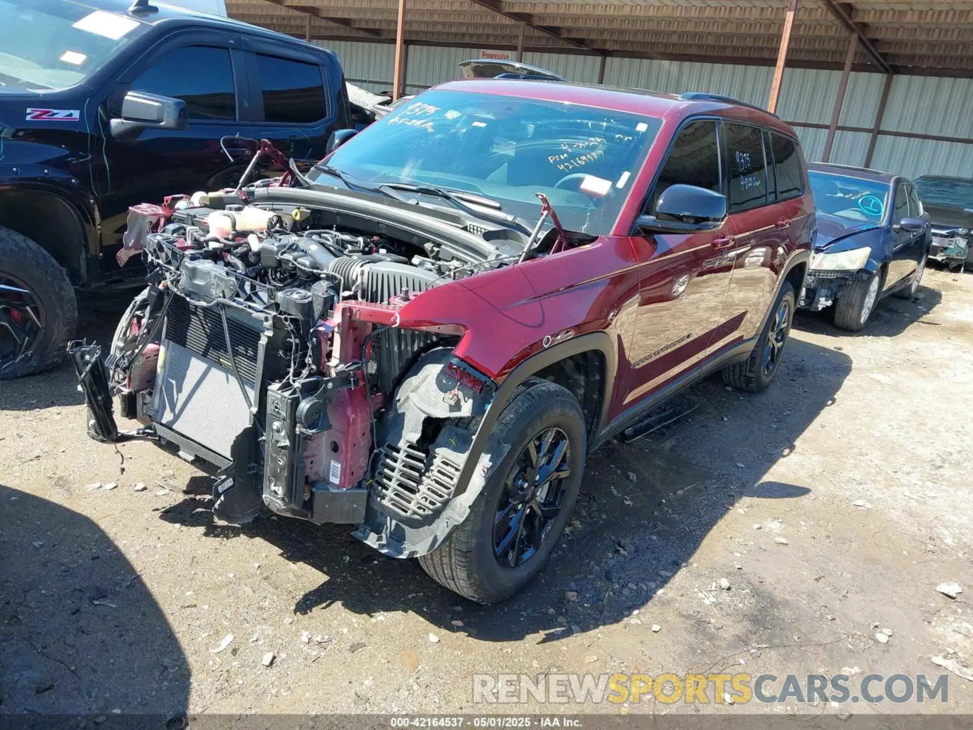 2 fotografías del automóvil dañado 1C4RJKAG1R8618129 JEEP GRAND CHEROKEE L 2024