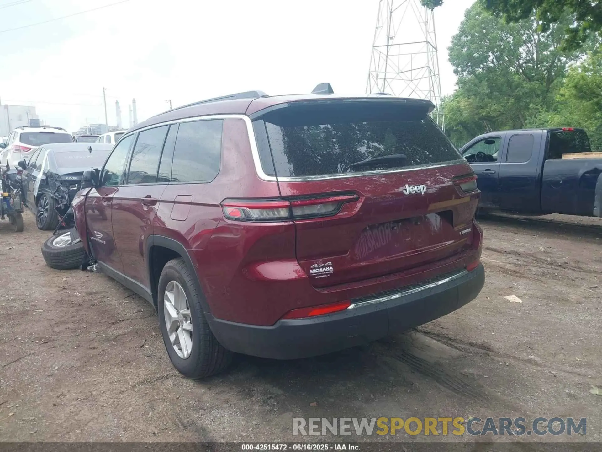 3 fotografías del automóvil dañado 1C4RJKAG8R8528766 JEEP GRAND CHEROKEE L 2024
