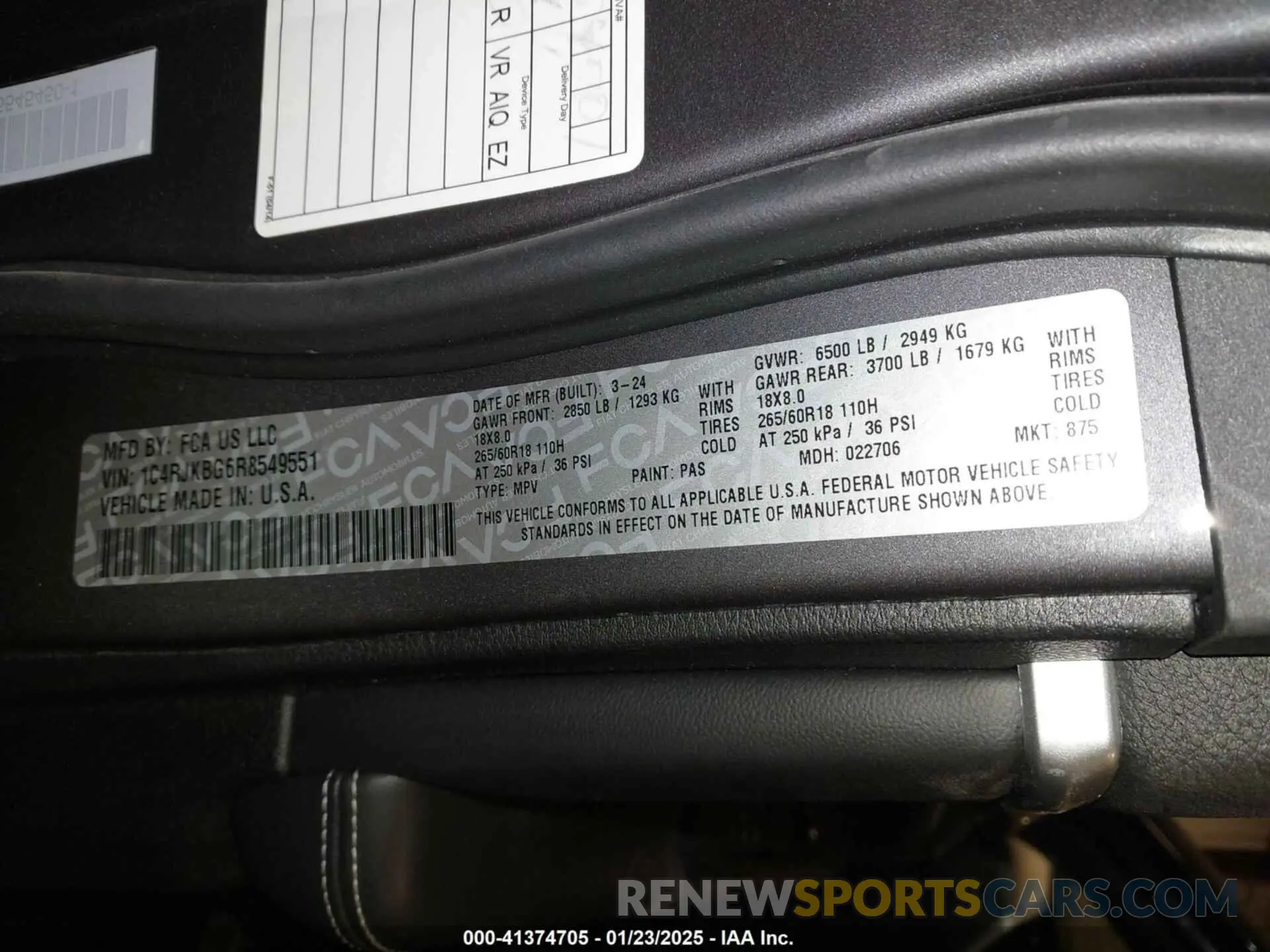 9 fotografías del automóvil dañado 1C4RJKBG6R8549551 JEEP GRAND CHEROKEE L 2024