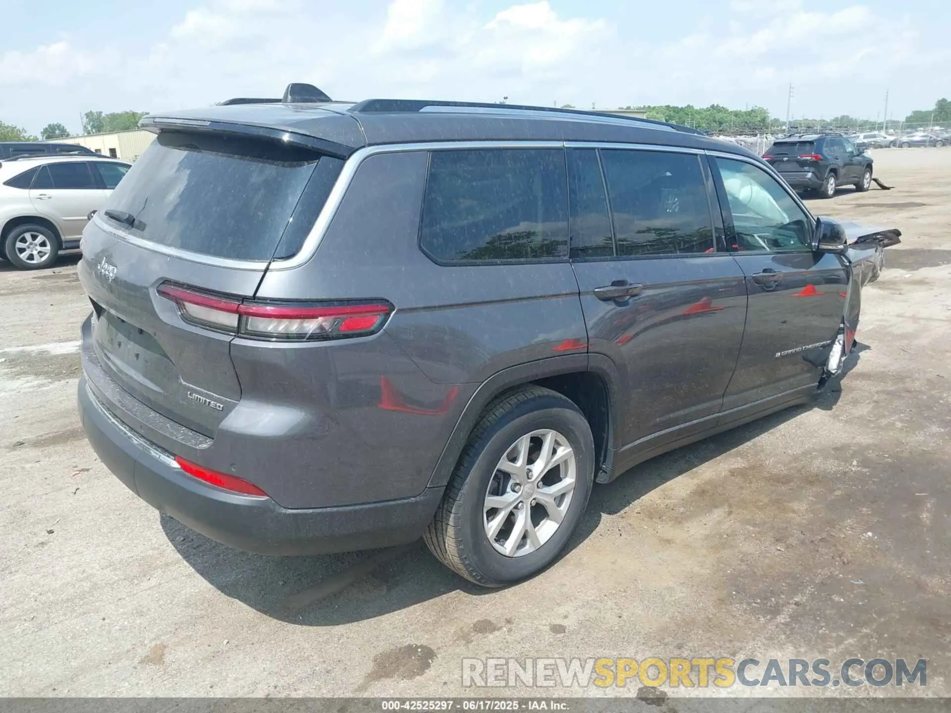 4 fotografías del automóvil dañado 1C4RJKBGXR8917360 JEEP GRAND CHEROKEE L 2024