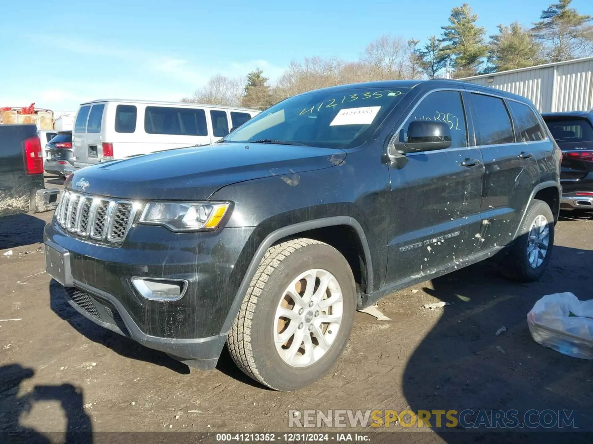 2 fotografías del automóvil dañado 1C4RJEAG2NC180519 JEEP GRAND CHEROKEE WK 2022