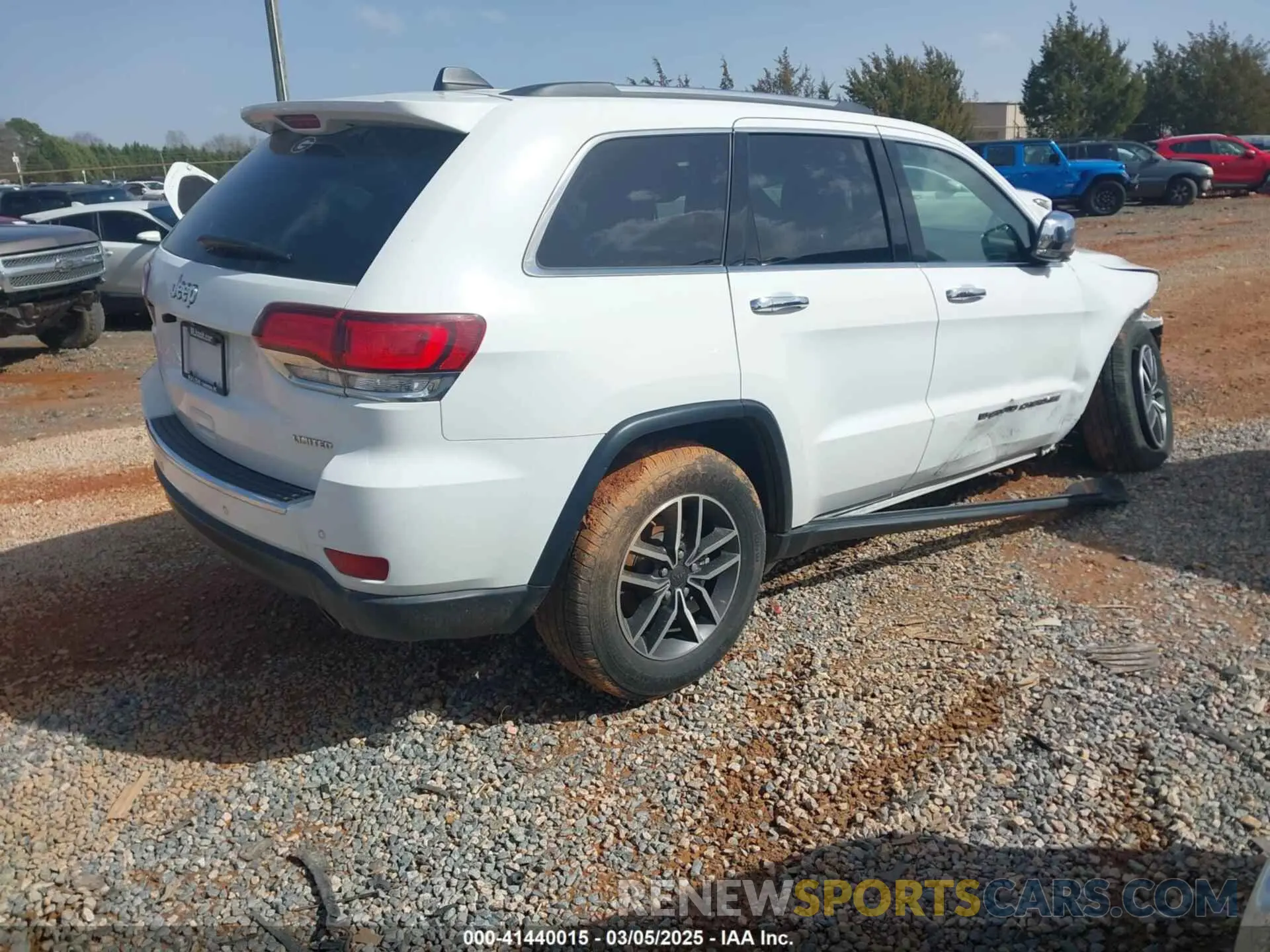 4 fotografías del automóvil dañado 1C4RJEBG4NC171643 JEEP GRAND CHEROKEE WK 2022