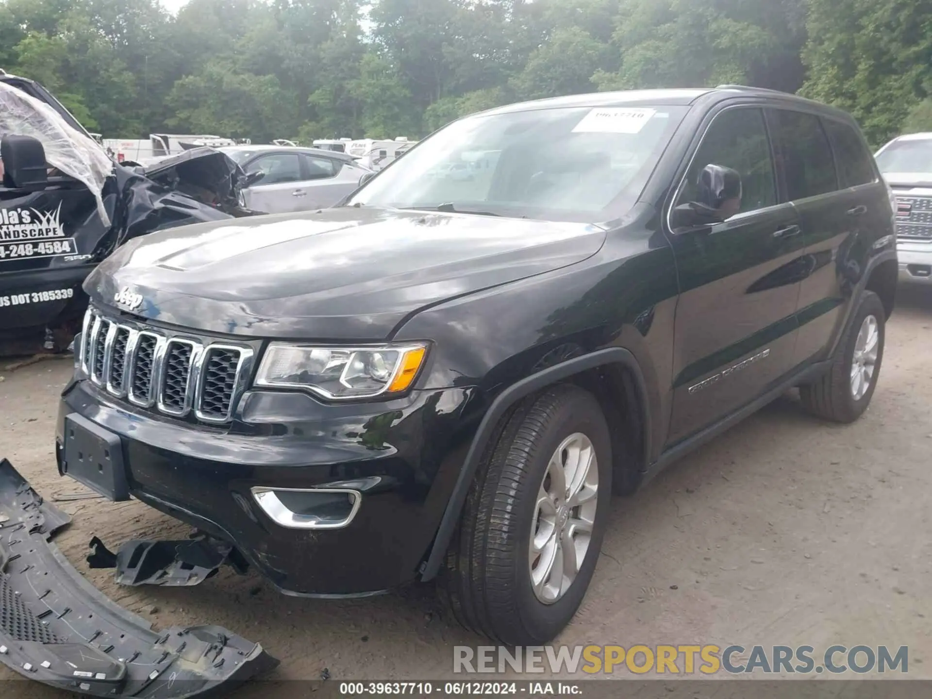 2 fotografías del automóvil dañado 1C4RJFAG0NC114718 JEEP GRAND CHEROKEE WK 2022