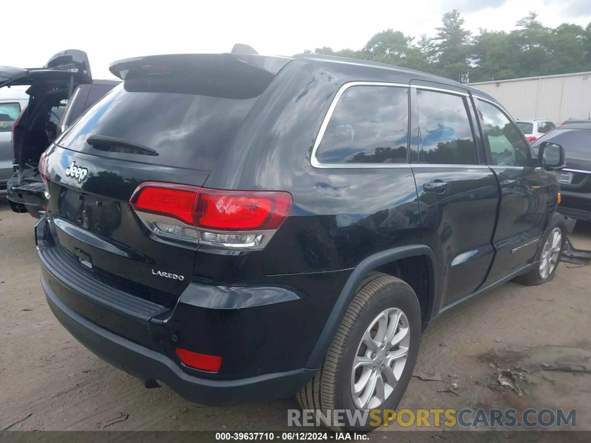4 fotografías del automóvil dañado 1C4RJFAG0NC114718 JEEP GRAND CHEROKEE WK 2022