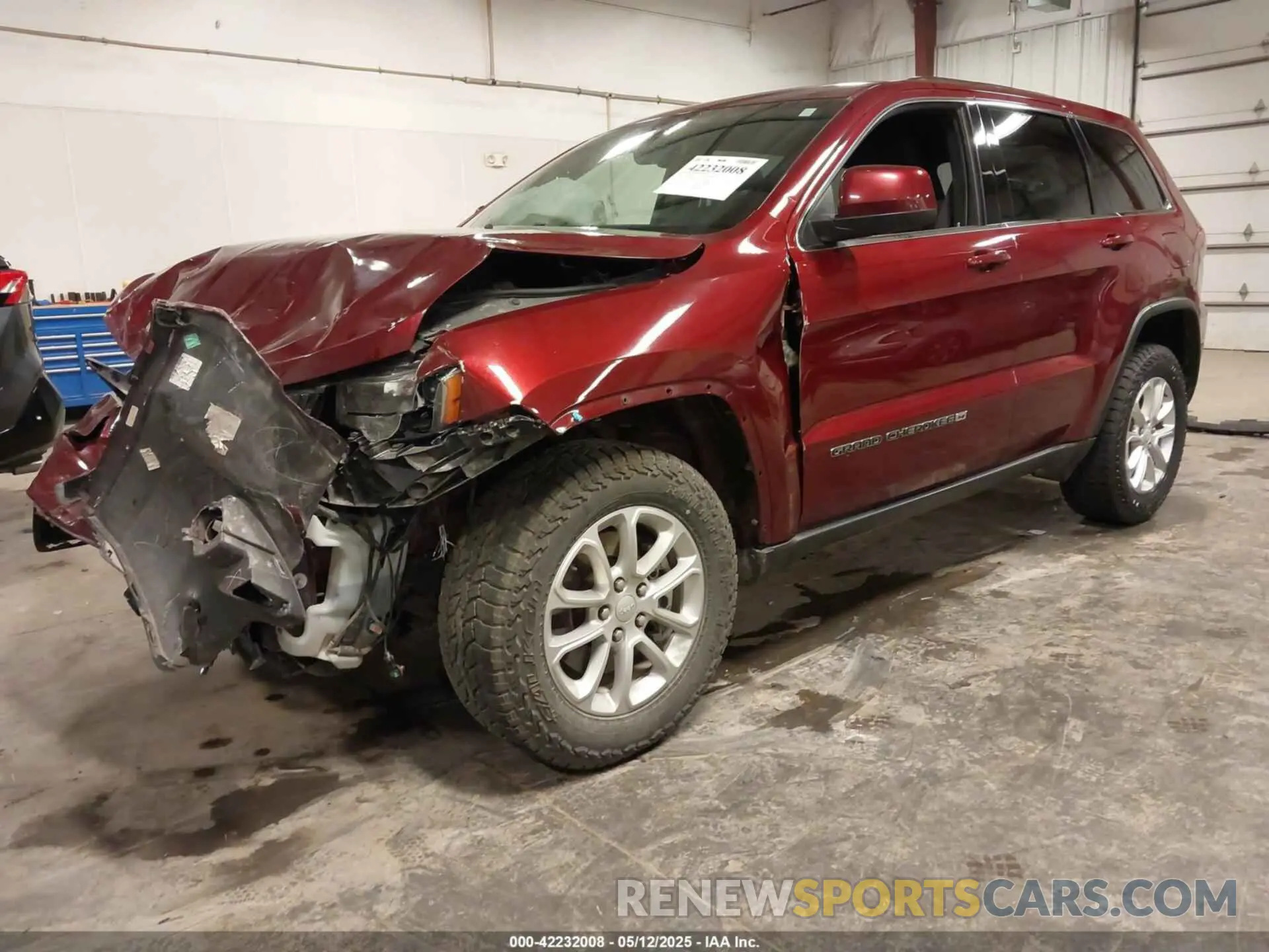 2 fotografías del automóvil dañado 1C4RJFAG1NC111214 JEEP GRAND CHEROKEE WK 2022
