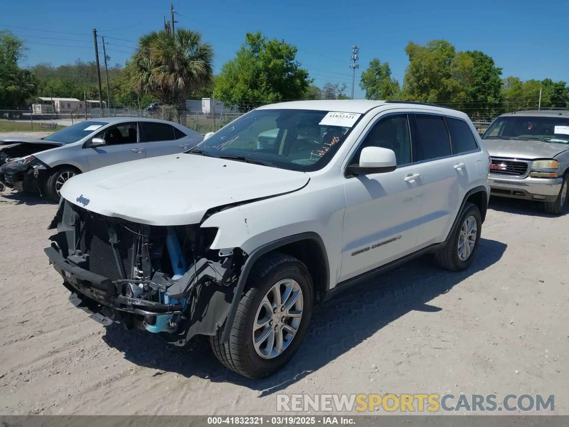 2 fotografías del automóvil dañado 1C4RJFAG3NC138737 JEEP GRAND CHEROKEE WK 2022