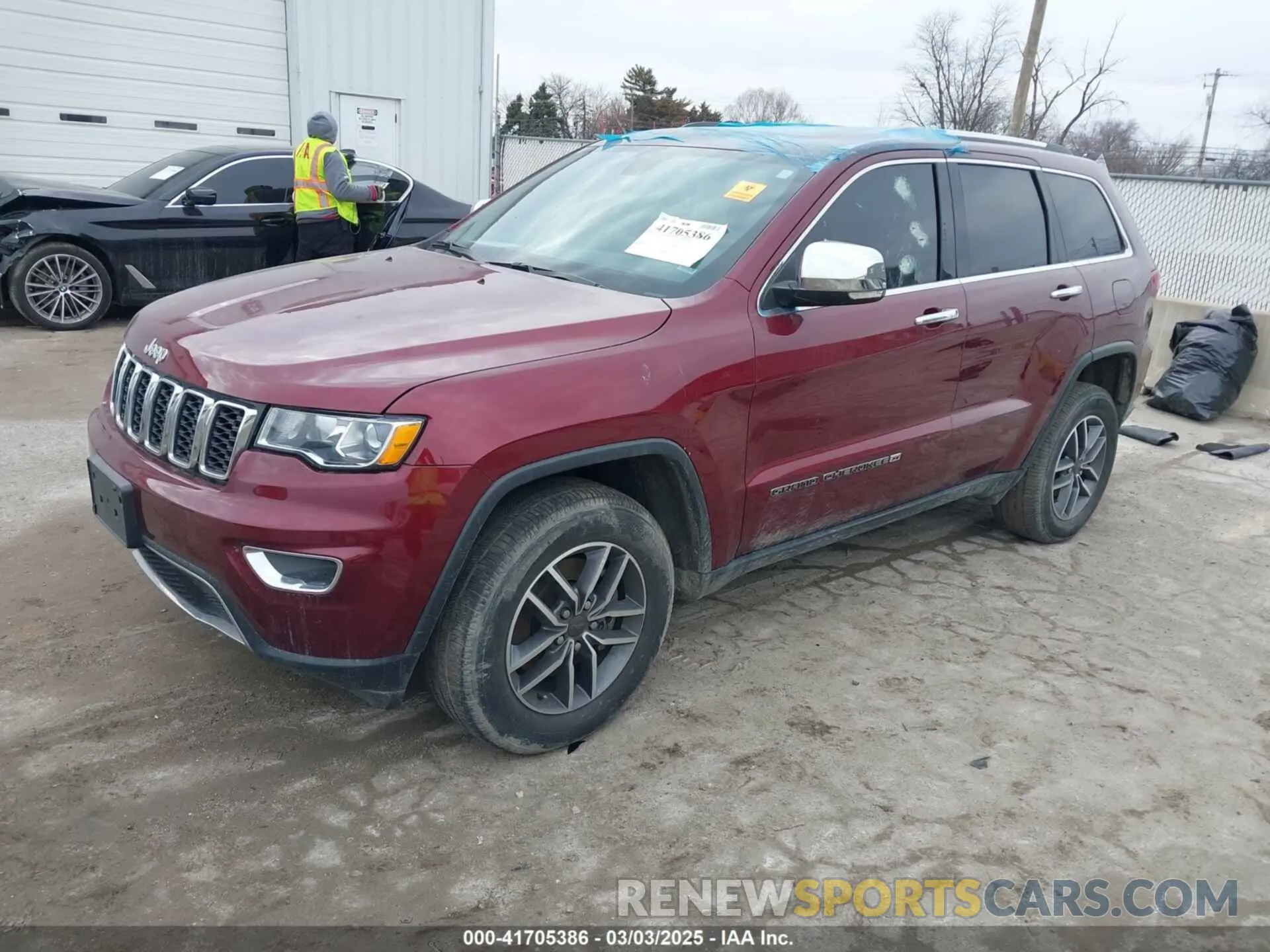2 fotografías del automóvil dañado 1C4RJFBG0NC110487 JEEP GRAND CHEROKEE WK 2022