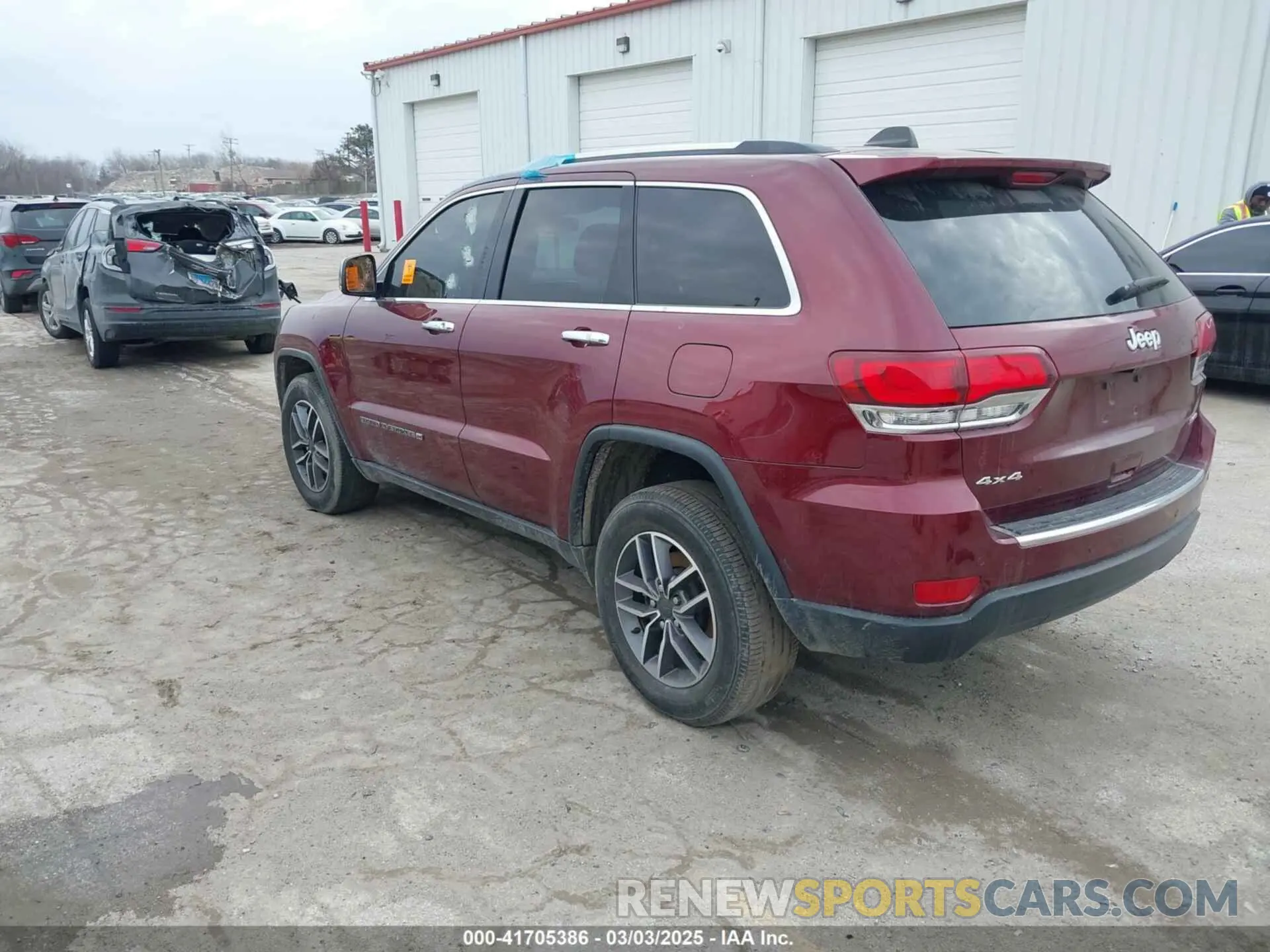 3 fotografías del automóvil dañado 1C4RJFBG0NC110487 JEEP GRAND CHEROKEE WK 2022