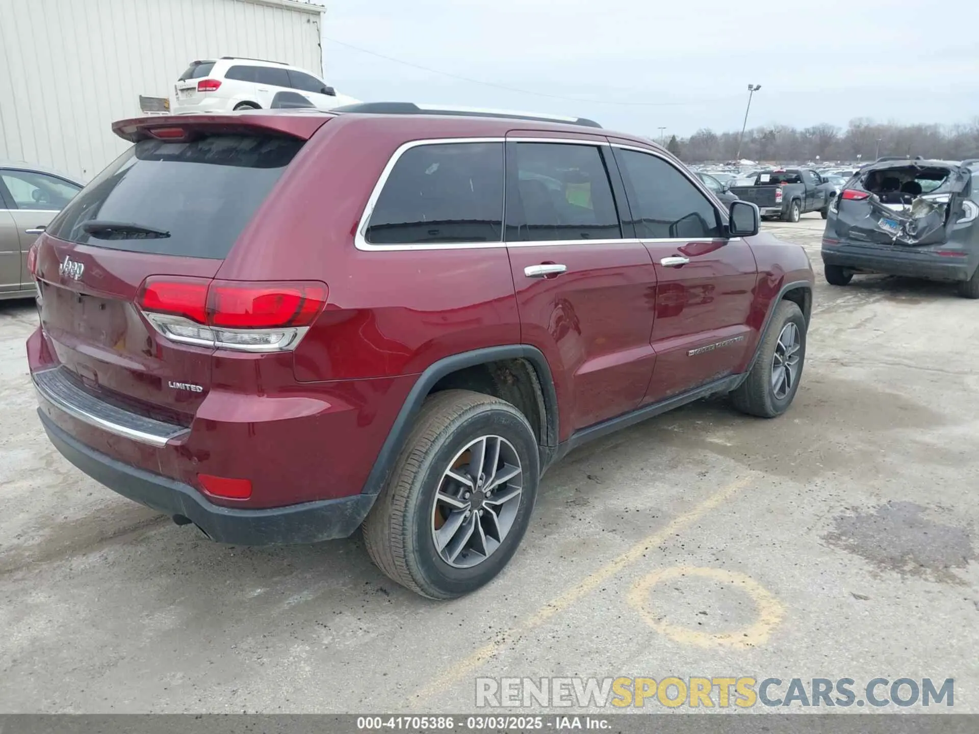 4 fotografías del automóvil dañado 1C4RJFBG0NC110487 JEEP GRAND CHEROKEE WK 2022