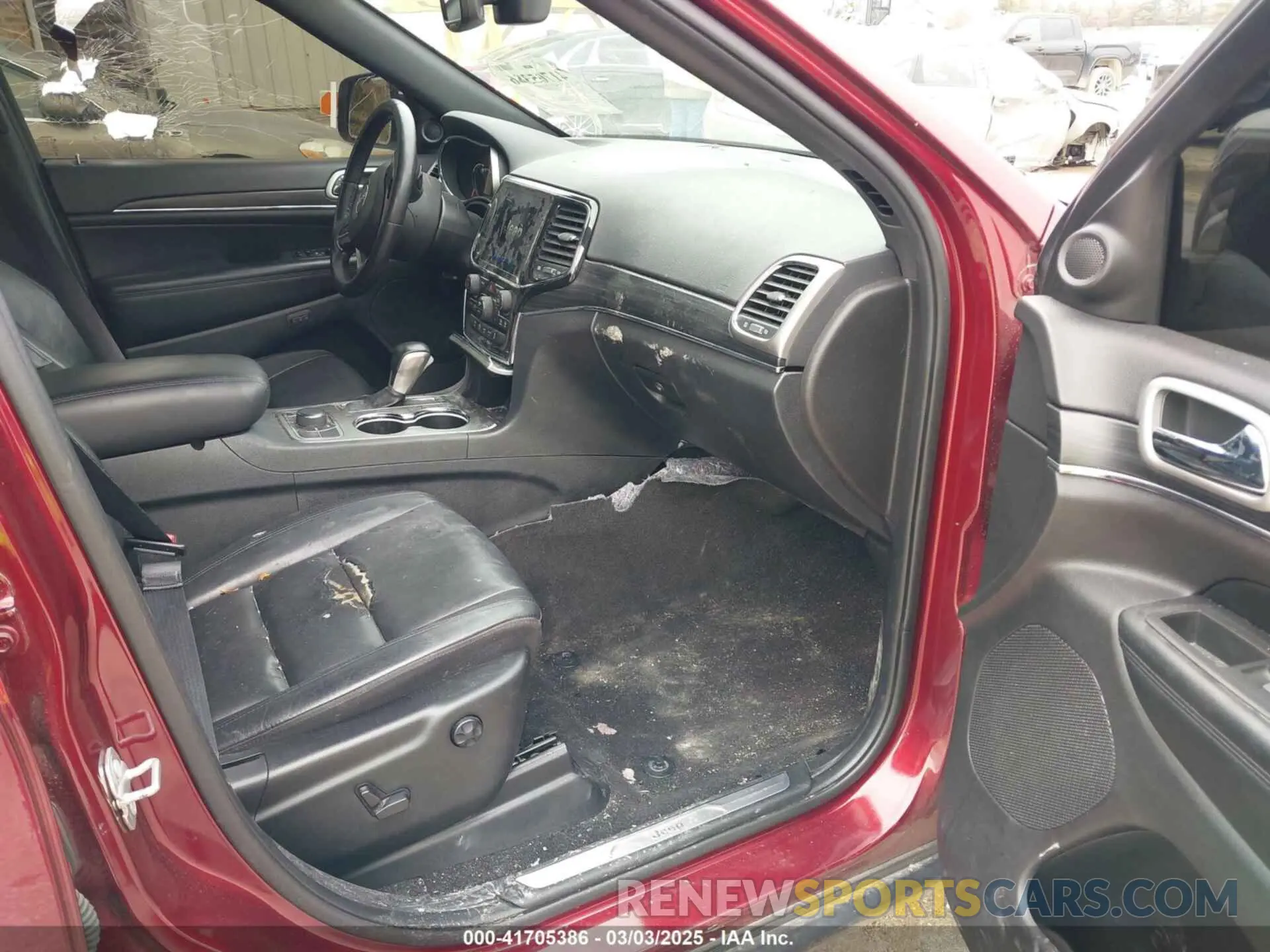 5 fotografías del automóvil dañado 1C4RJFBG0NC110487 JEEP GRAND CHEROKEE WK 2022