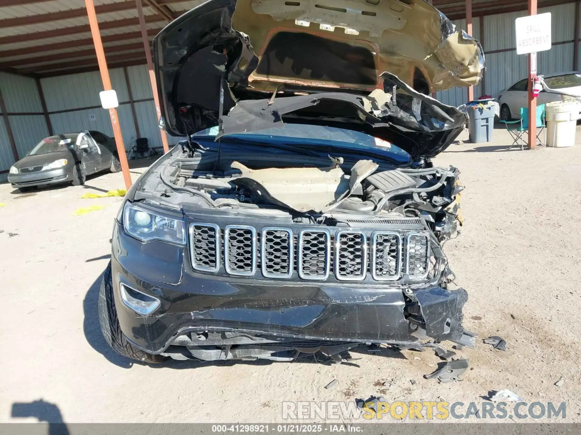12 fotografías del automóvil dañado 1C4RJFBG3NC166164 JEEP GRAND CHEROKEE WK 2022