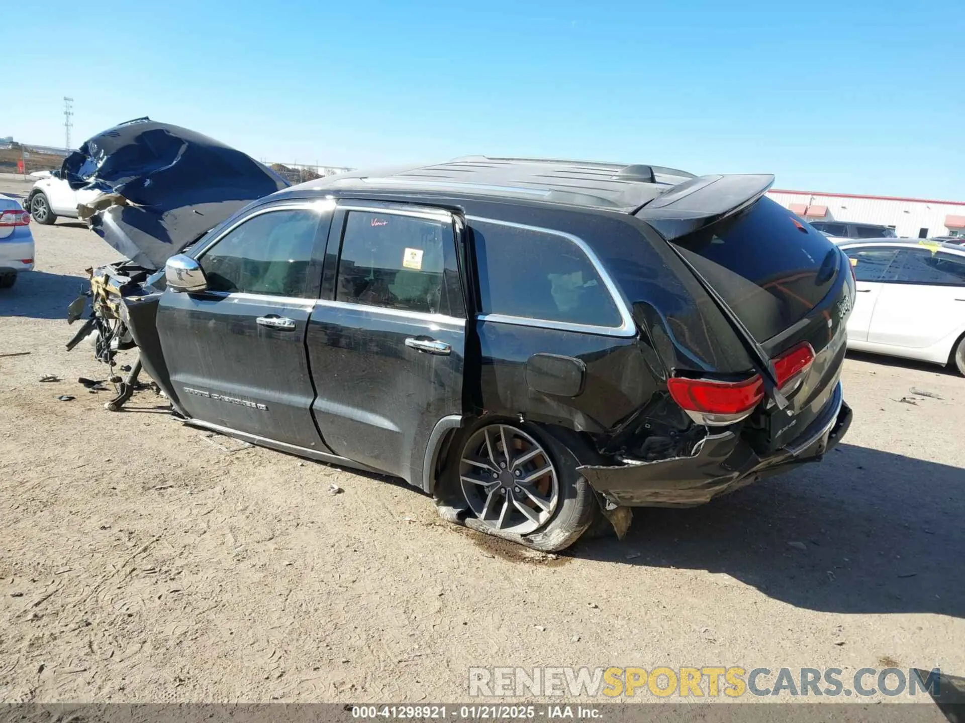 3 fotografías del automóvil dañado 1C4RJFBG3NC166164 JEEP GRAND CHEROKEE WK 2022