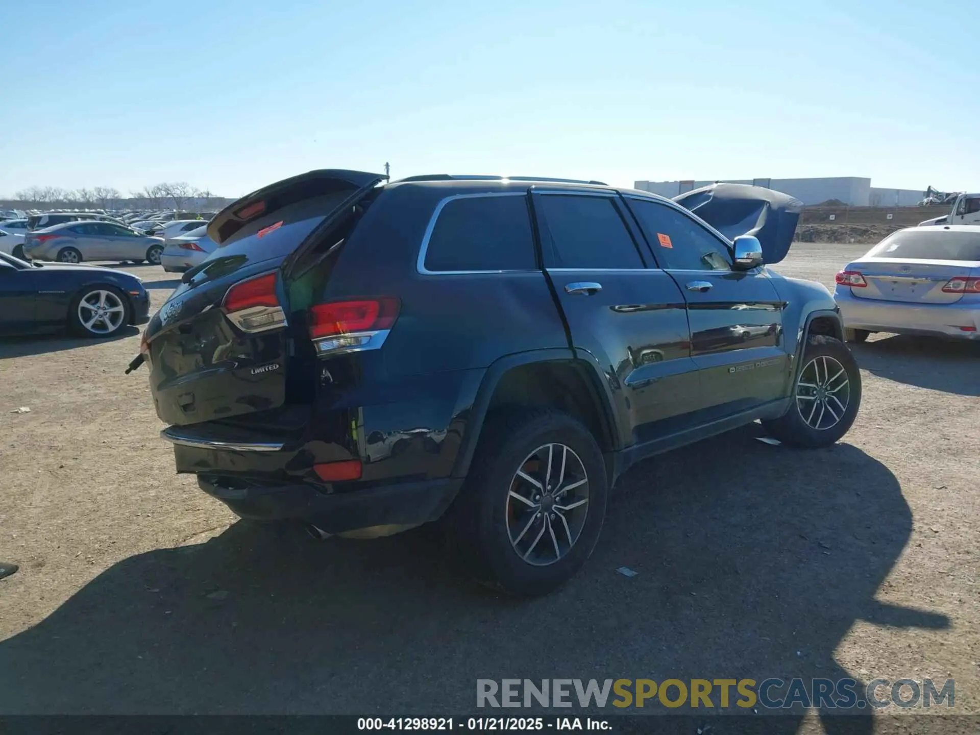 4 fotografías del automóvil dañado 1C4RJFBG3NC166164 JEEP GRAND CHEROKEE WK 2022