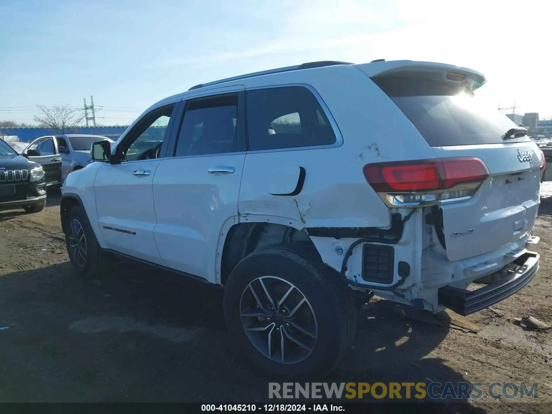 3 fotografías del automóvil dañado 1C4RJFBG6NC176557 JEEP GRAND CHEROKEE WK 2022