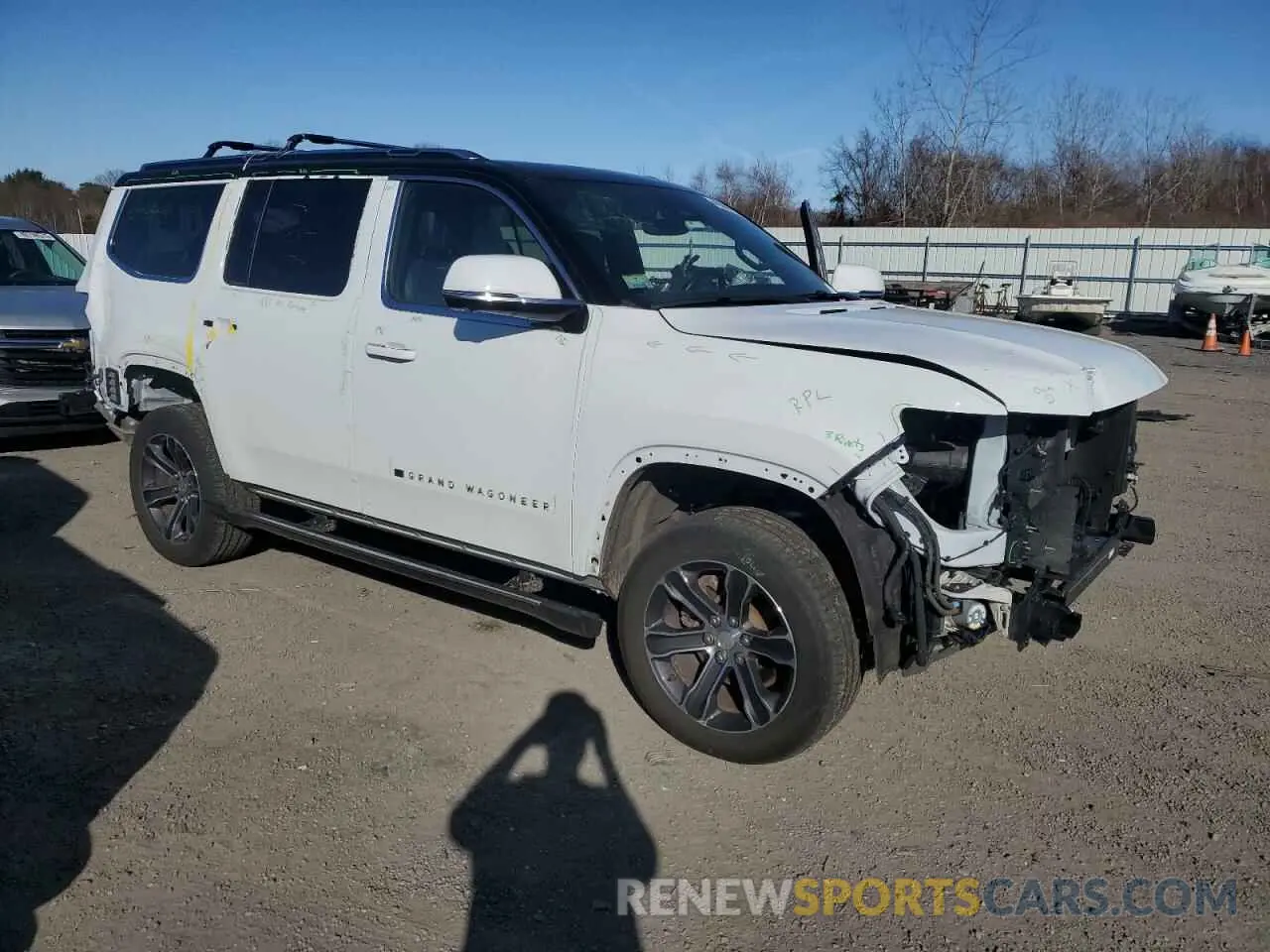 4 fotografías del automóvil dañado 1C4SJVEJ5NS141680 JEEP GRAND WAGO 2022