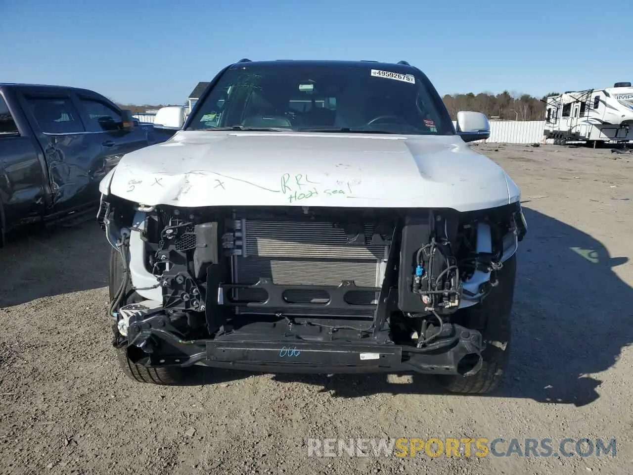 5 fotografías del automóvil dañado 1C4SJVEJ5NS141680 JEEP GRAND WAGO 2022