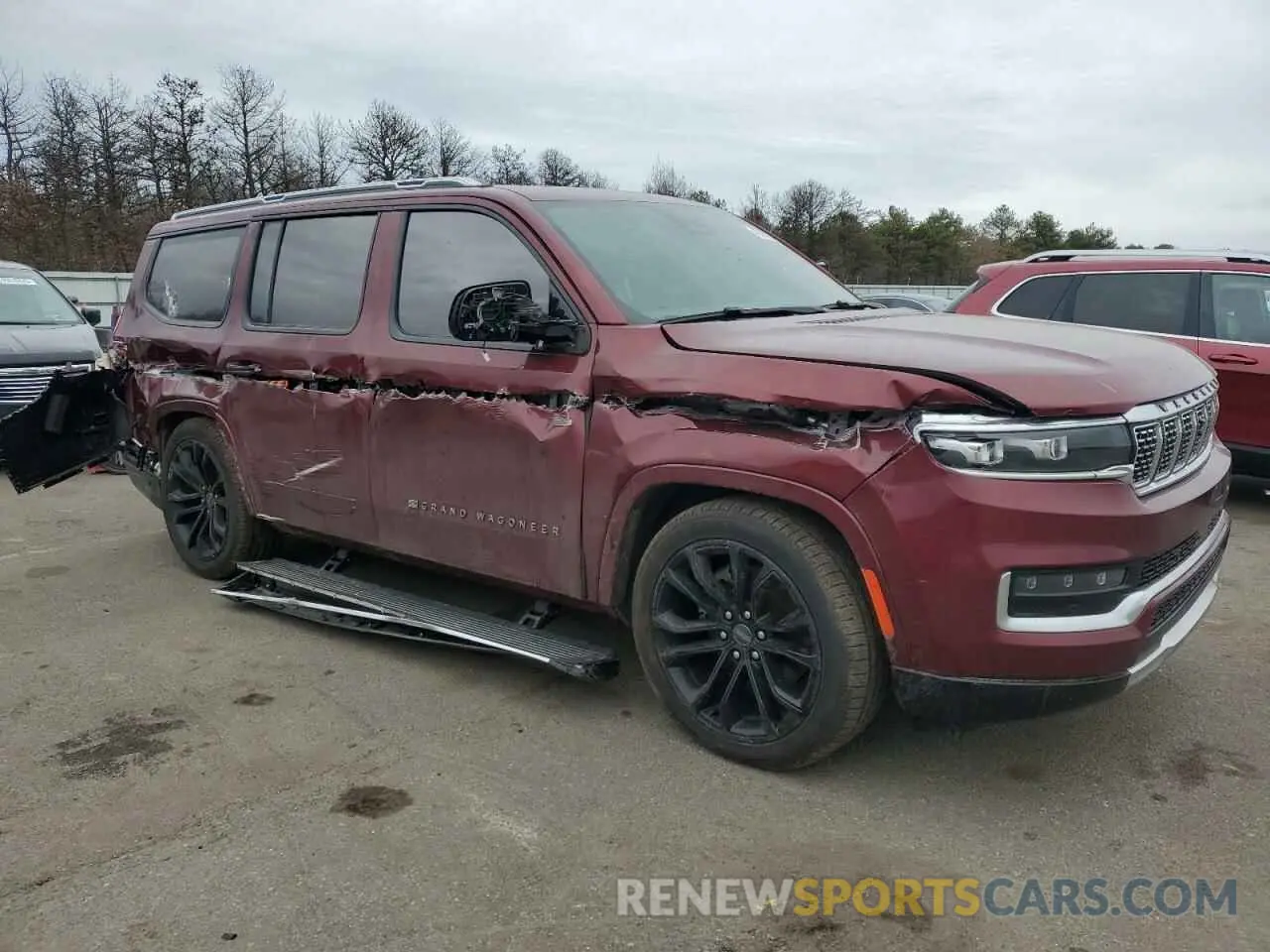 4 fotografías del automóvil dañado 1C4SJVGJ8NS113417 JEEP GRAND WAGO 2022
