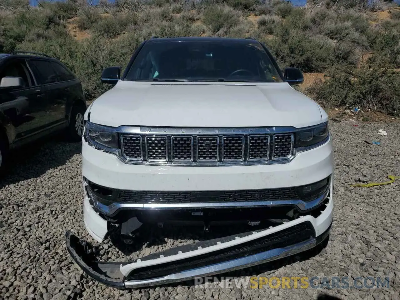 5 fotografías del automóvil dañado 1C4SJSFPXPS574223 JEEP GRAND WAGO 2023