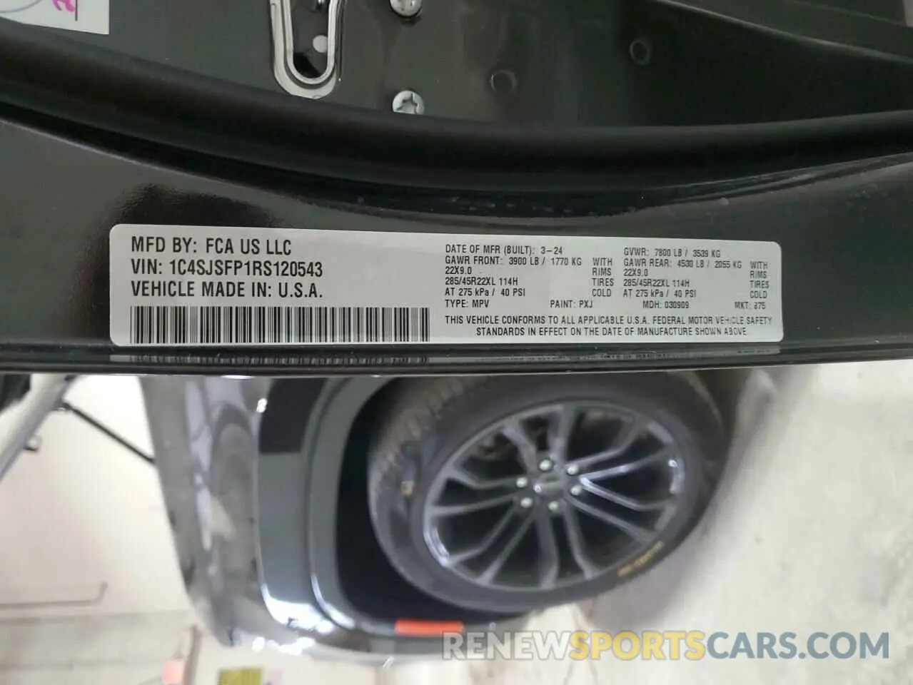 13 fotografías del automóvil dañado 1C4SJSFP1RS120543 JEEP GRAND WAGO 2024