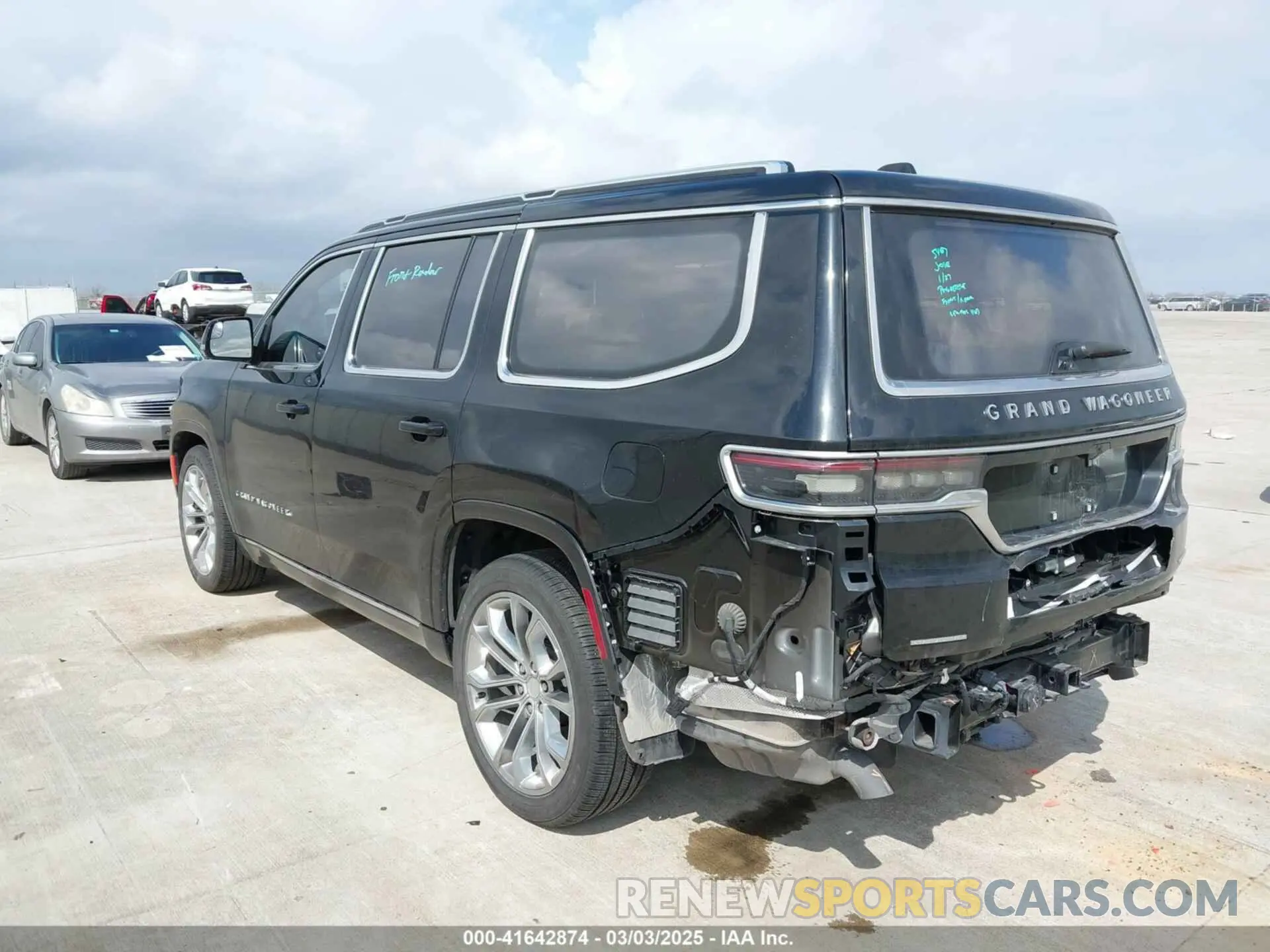 3 fotografías del automóvil dañado 1C4SJVFJ2NS167359 JEEP GRAND WAGONEER 2022